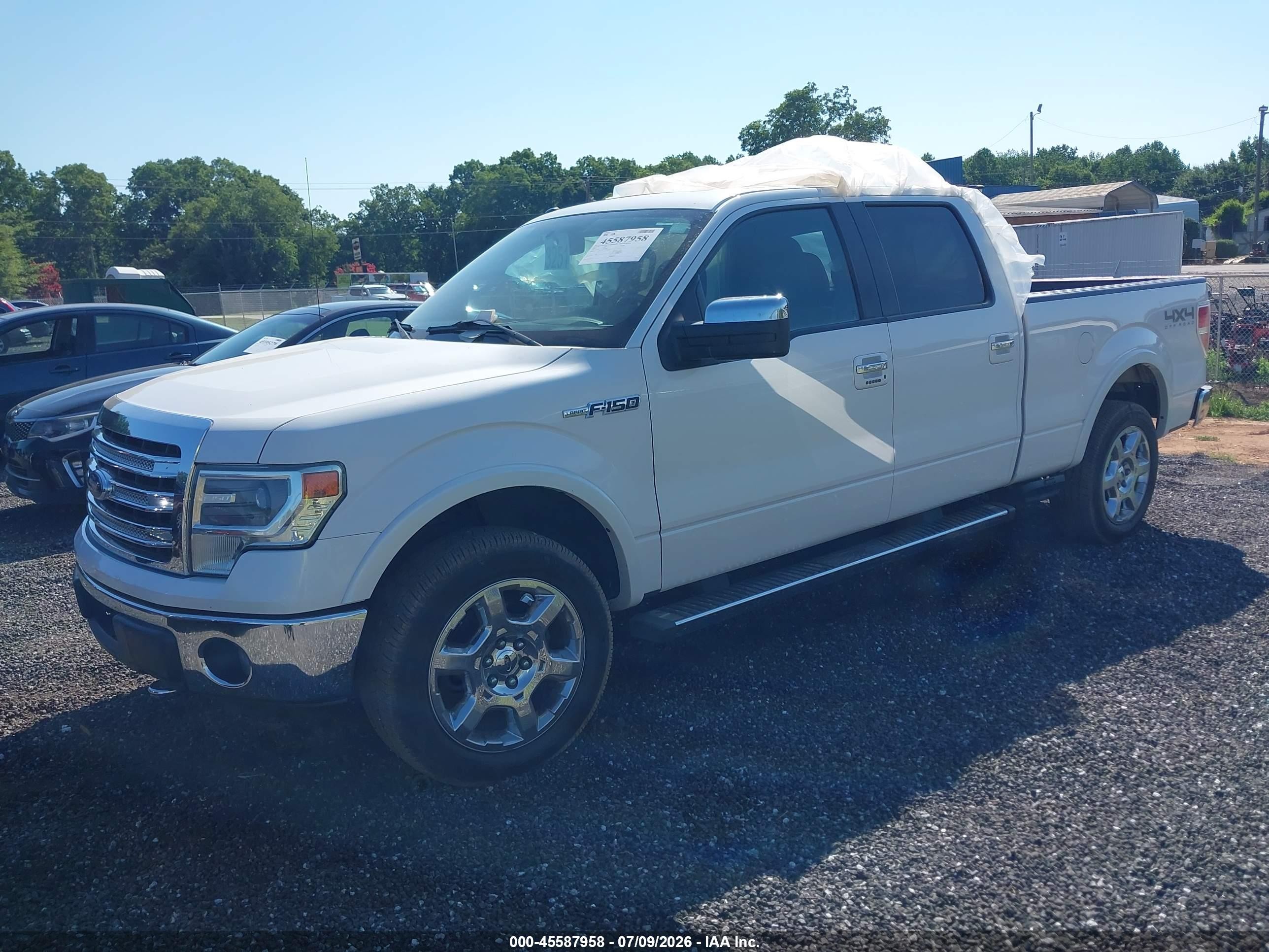 2014 Ford F-150 Fx4/king Ranch/lariat/platinum/stx/xl/xlt White vin: 1FTFW1EF1EKF16004