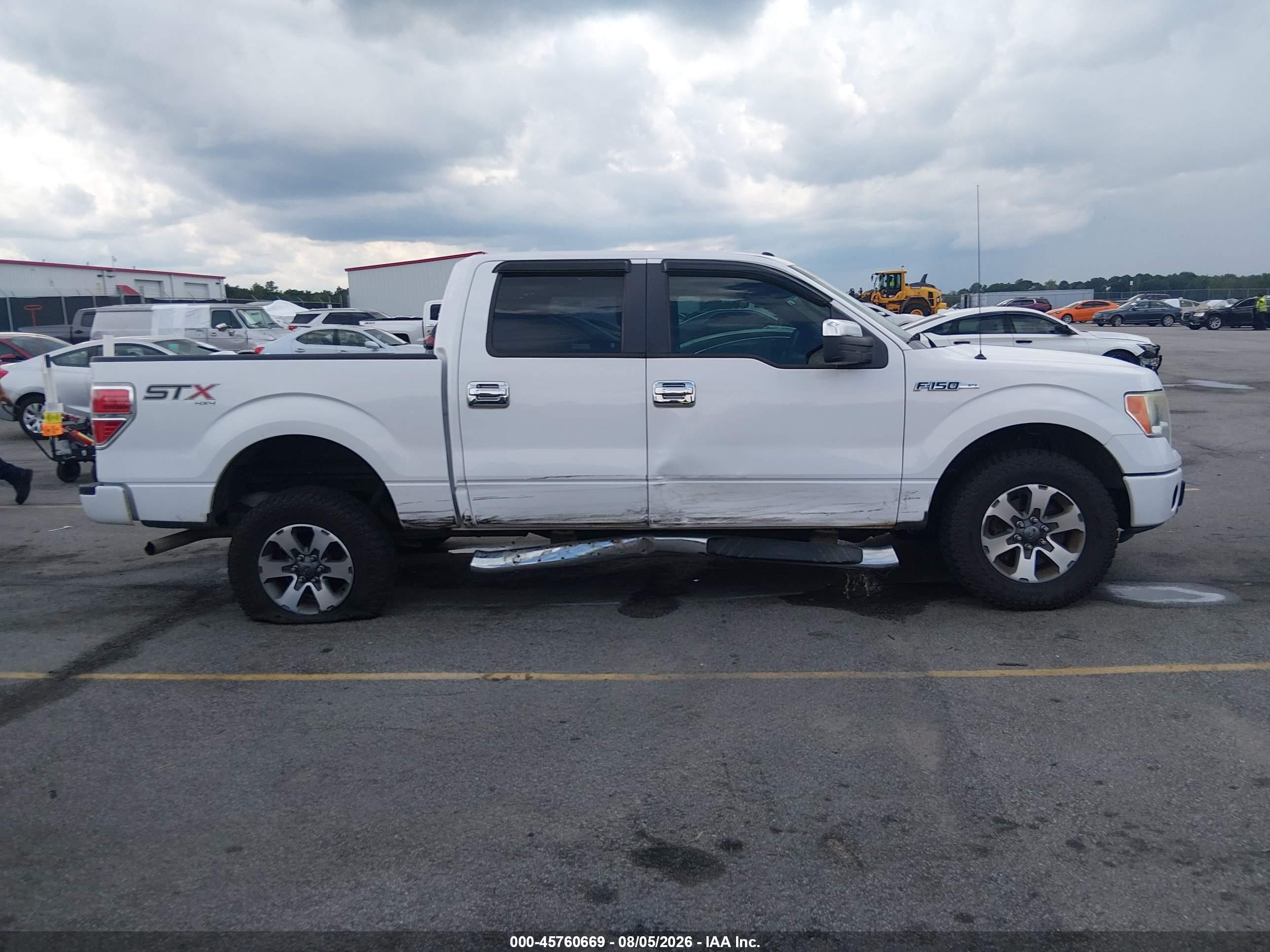 2014 Ford F-150 Stx White vin: 1FTFW1EF1EKF23115