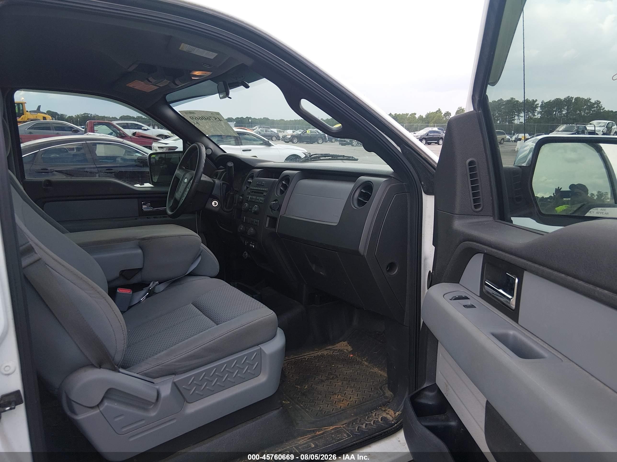 2014 Ford F-150 Stx White vin: 1FTFW1EF1EKF23115