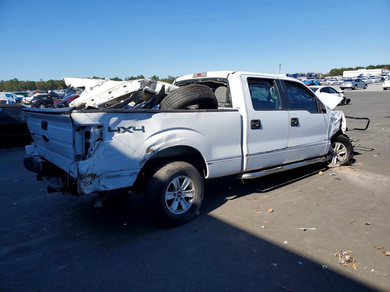 2014 Ford F150 Supercrew White vin: 1FTFW1EF1EKF77112