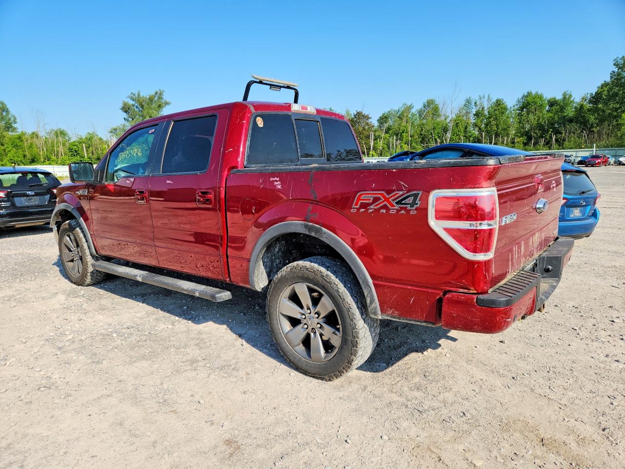 2014 Ford F150 Supercrew Maroon vin: 1FTFW1EF1EKF84674