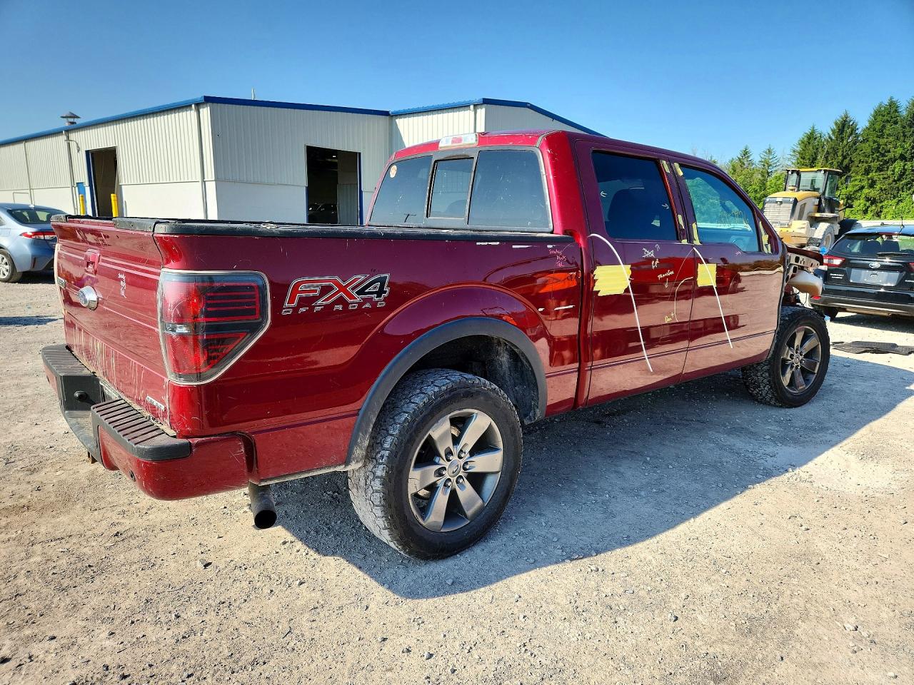 2014 Ford F150 Supercrew Maroon vin: 1FTFW1EF1EKF84674