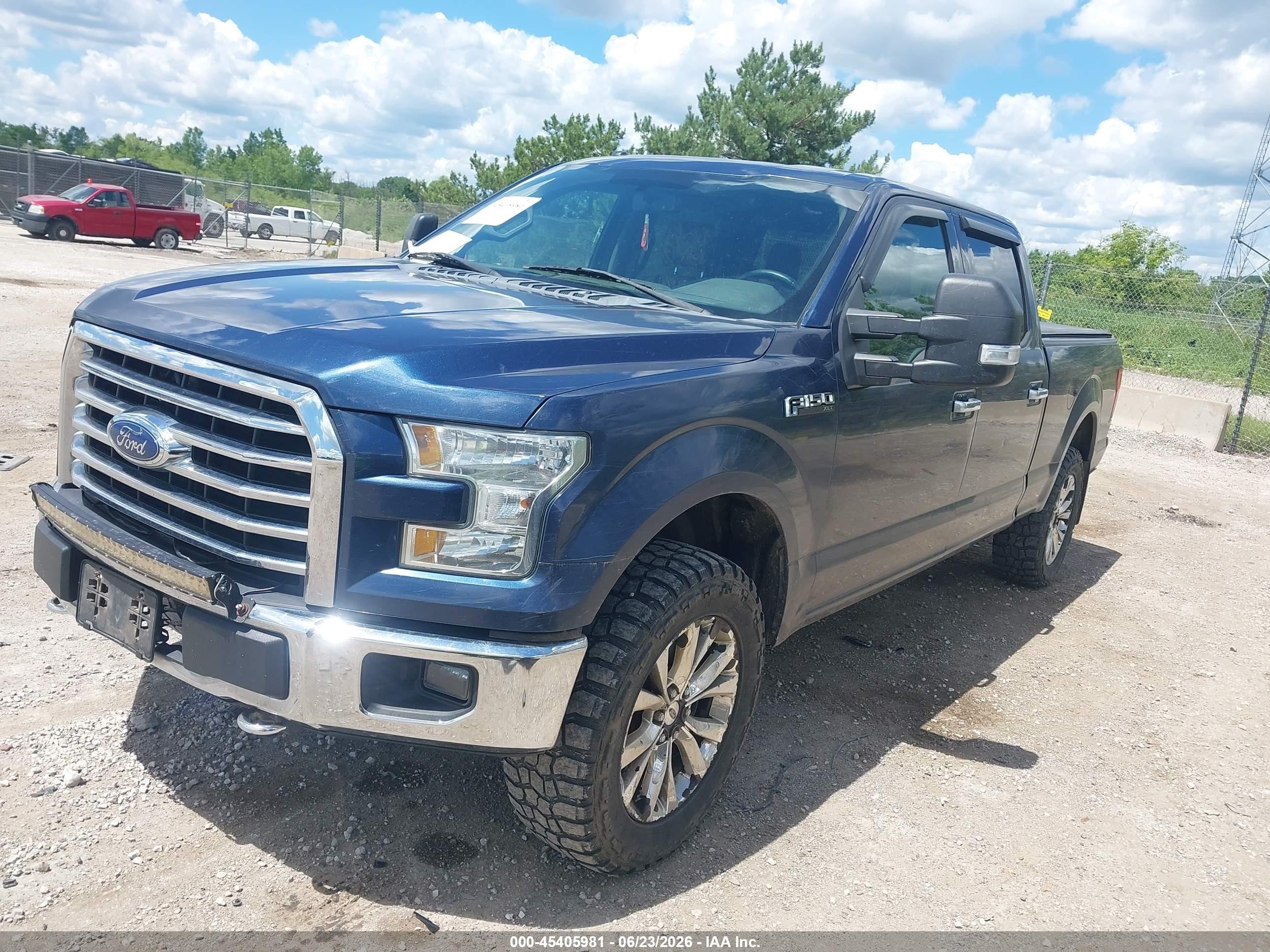 2015 Ford F-150 King Ranch/lariat/platinum/xl/xlt Dark Blue vin: 1FTFW1EF1FFB01713