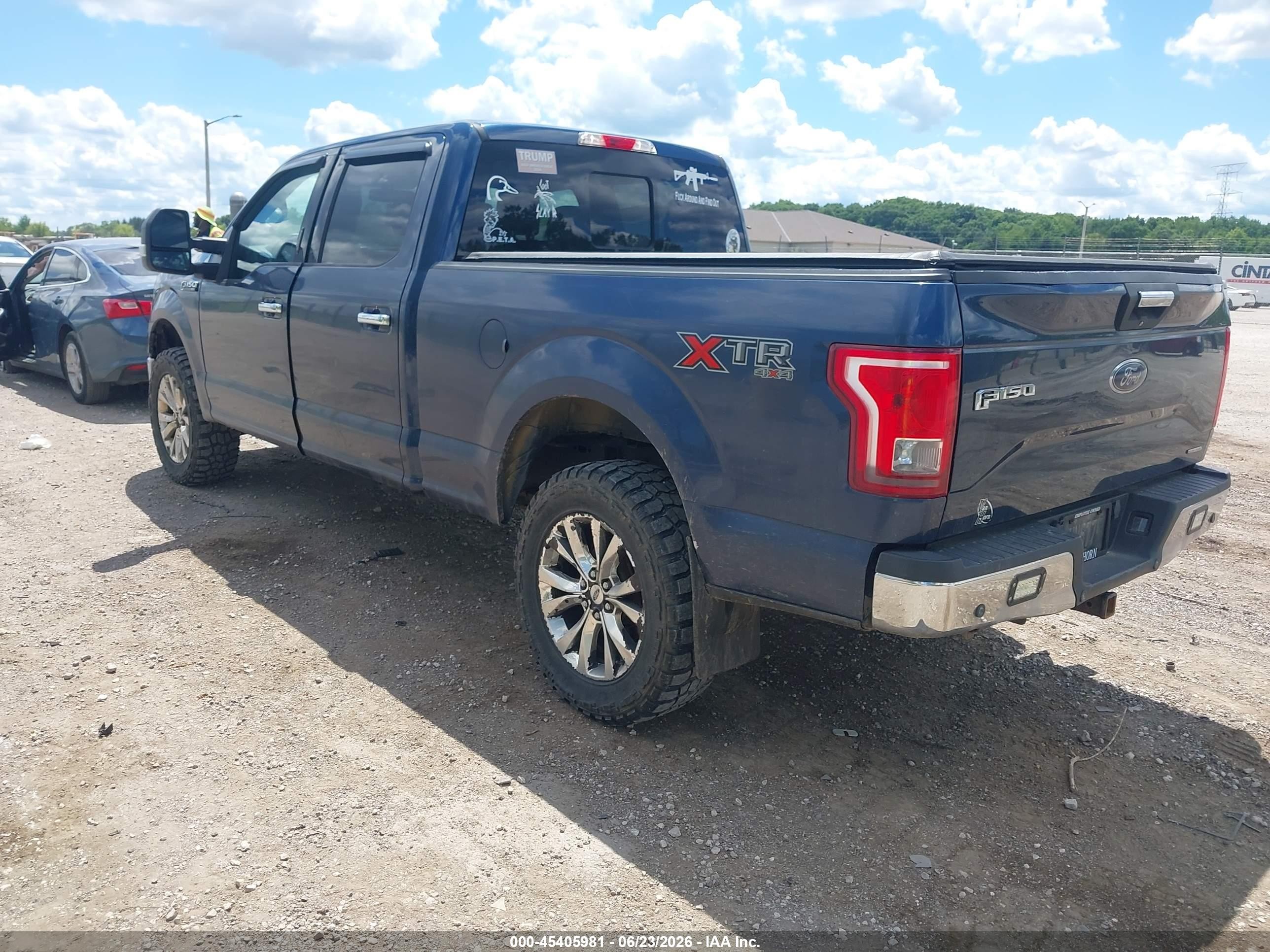 2015 Ford F-150 King Ranch/lariat/platinum/xl/xlt Dark Blue vin: 1FTFW1EF1FFB01713
