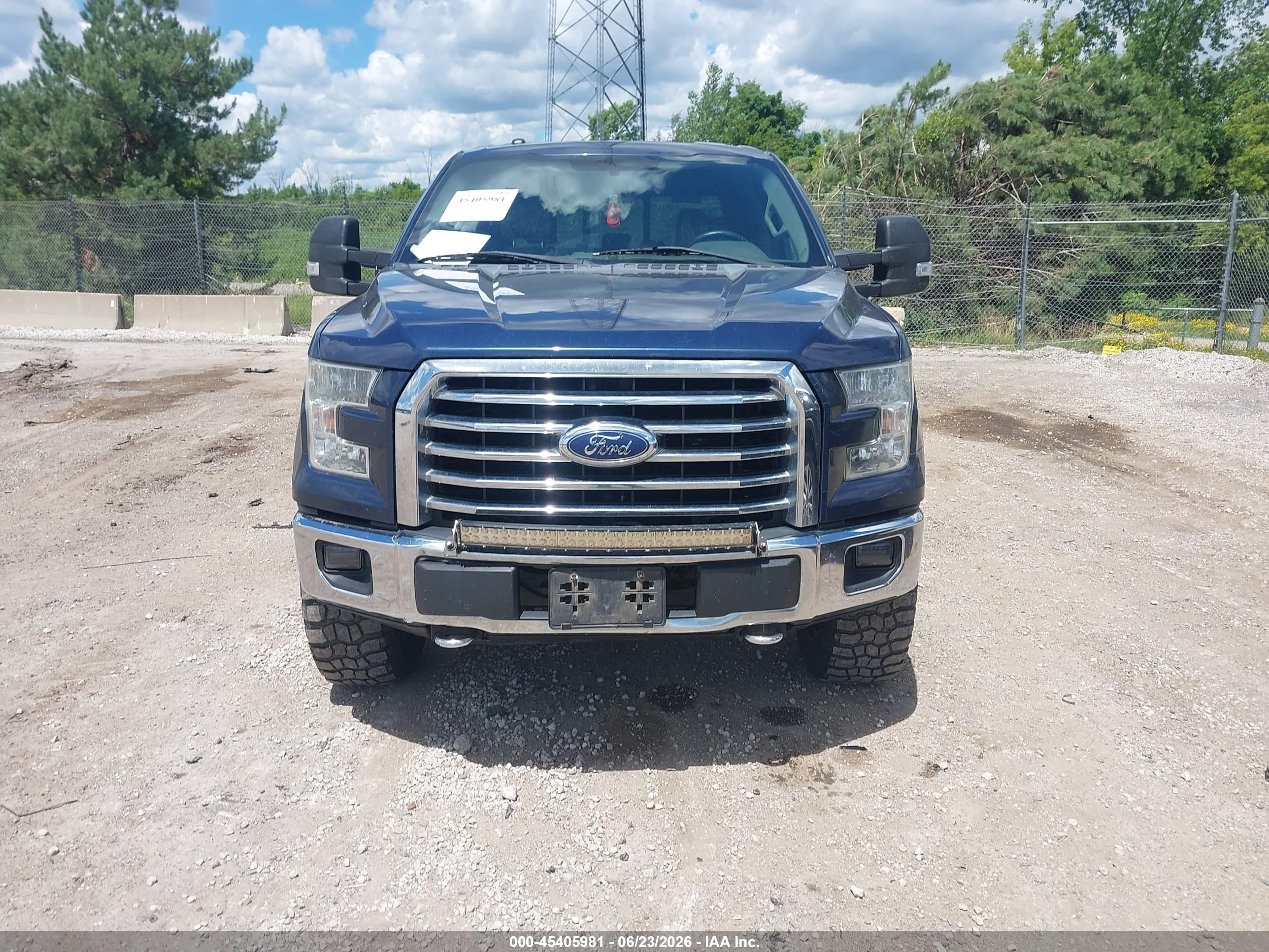 2015 Ford F-150 King Ranch/lariat/platinum/xl/xlt Dark Blue vin: 1FTFW1EF1FFB01713