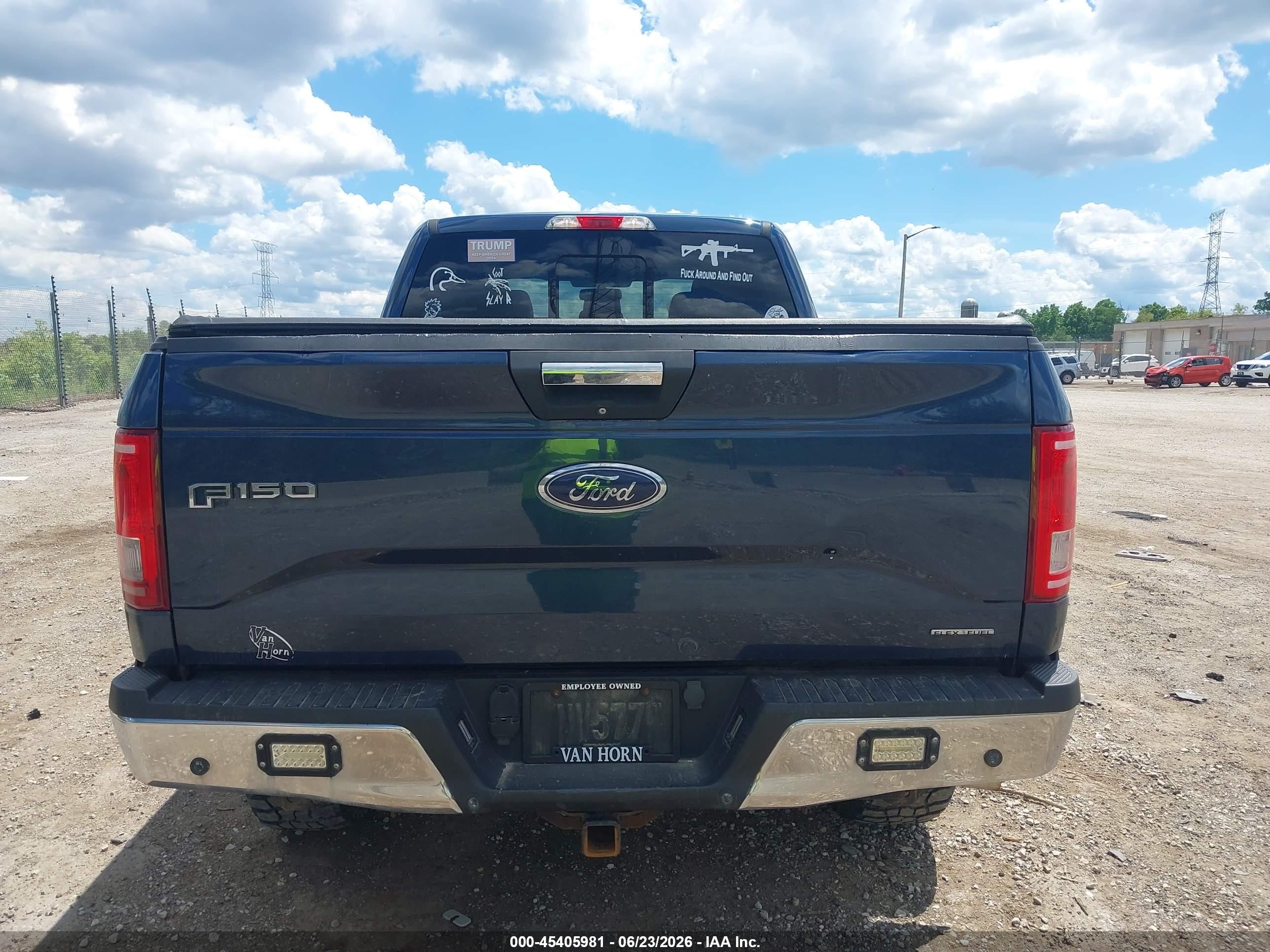 2015 Ford F-150 King Ranch/lariat/platinum/xl/xlt Dark Blue vin: 1FTFW1EF1FFB01713