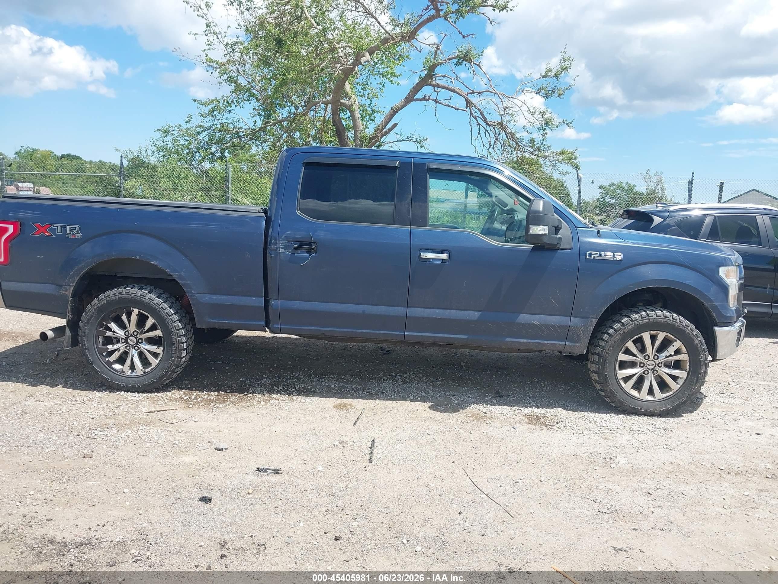 2015 Ford F-150 King Ranch/lariat/platinum/xl/xlt Dark Blue vin: 1FTFW1EF1FFB01713