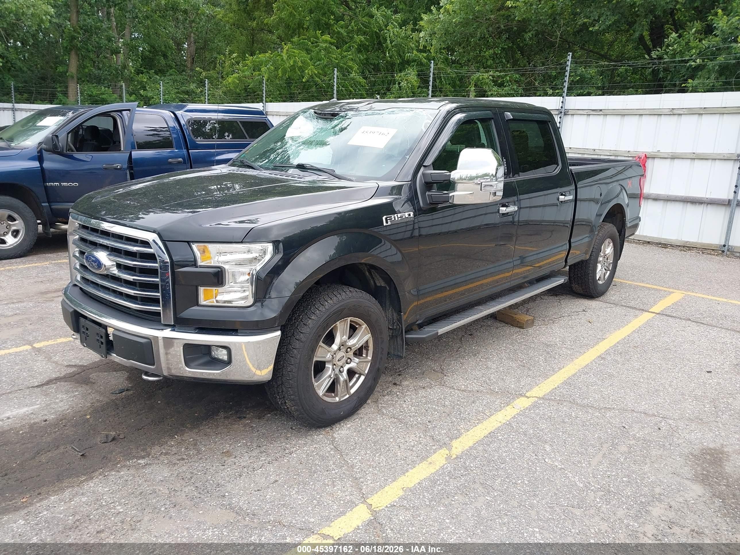 2015 Ford F-150 Xlt Black vin: 1FTFW1EF1FFB15241