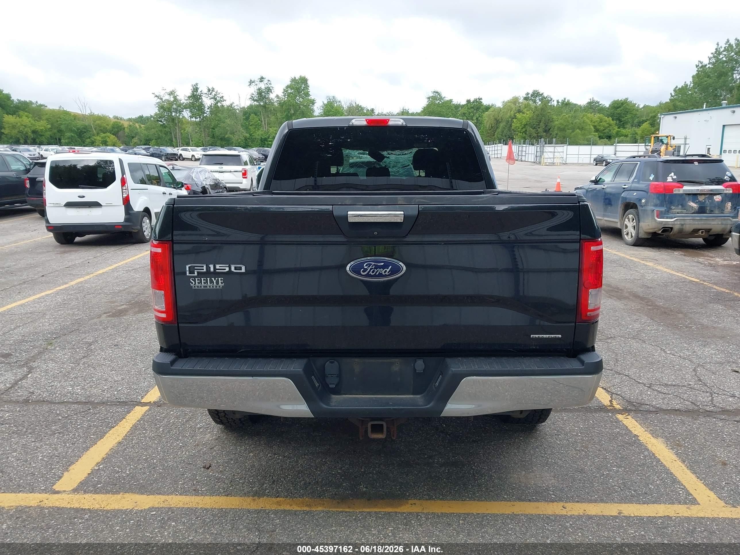2015 Ford F-150 Xlt Black vin: 1FTFW1EF1FFB15241