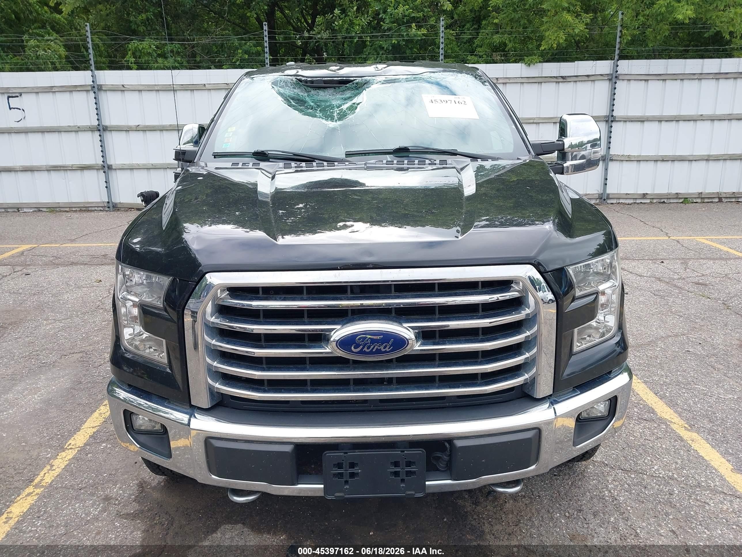 2015 Ford F-150 Xlt Black vin: 1FTFW1EF1FFB15241