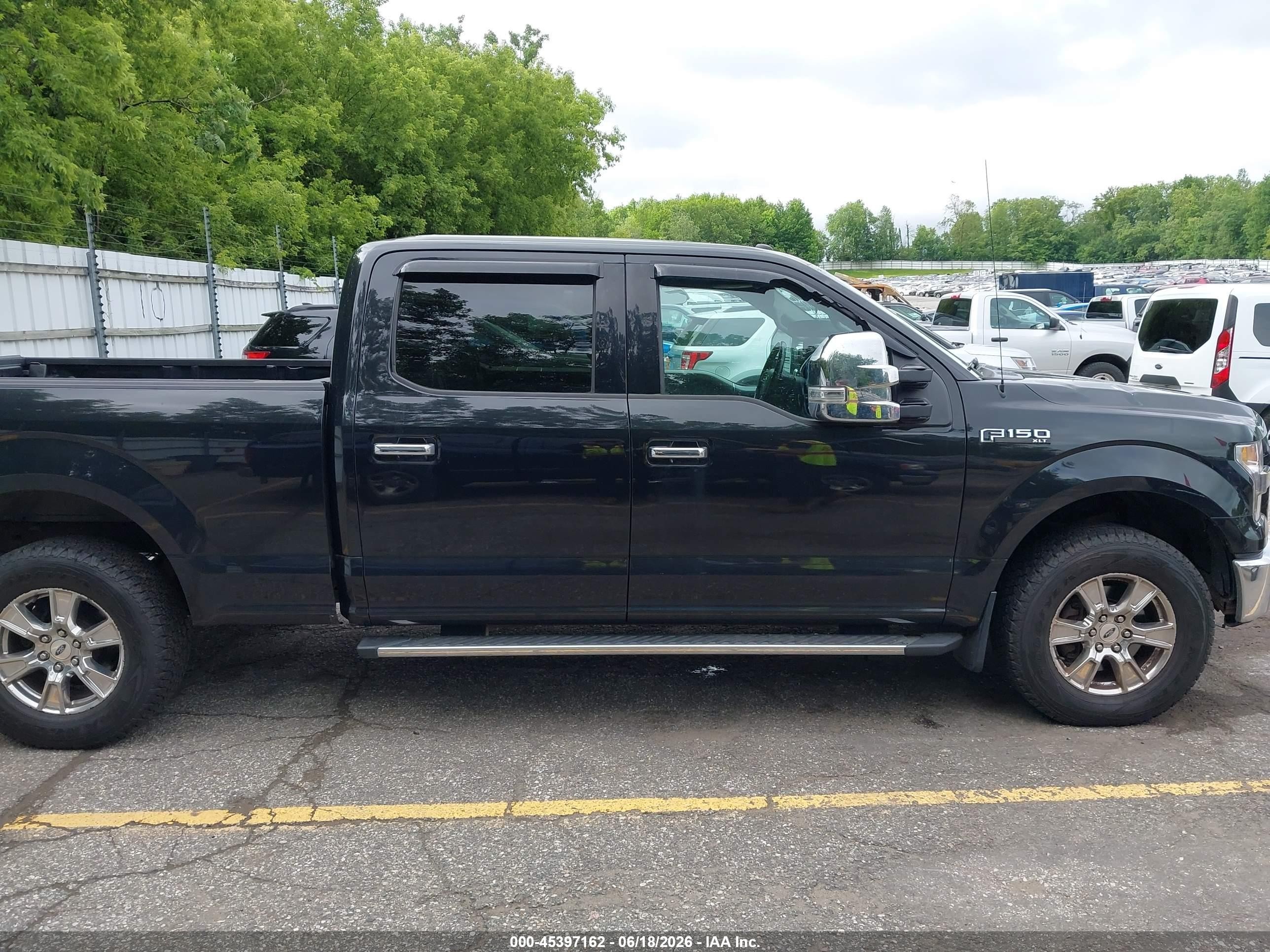 2015 Ford F-150 Xlt Black vin: 1FTFW1EF1FFB15241