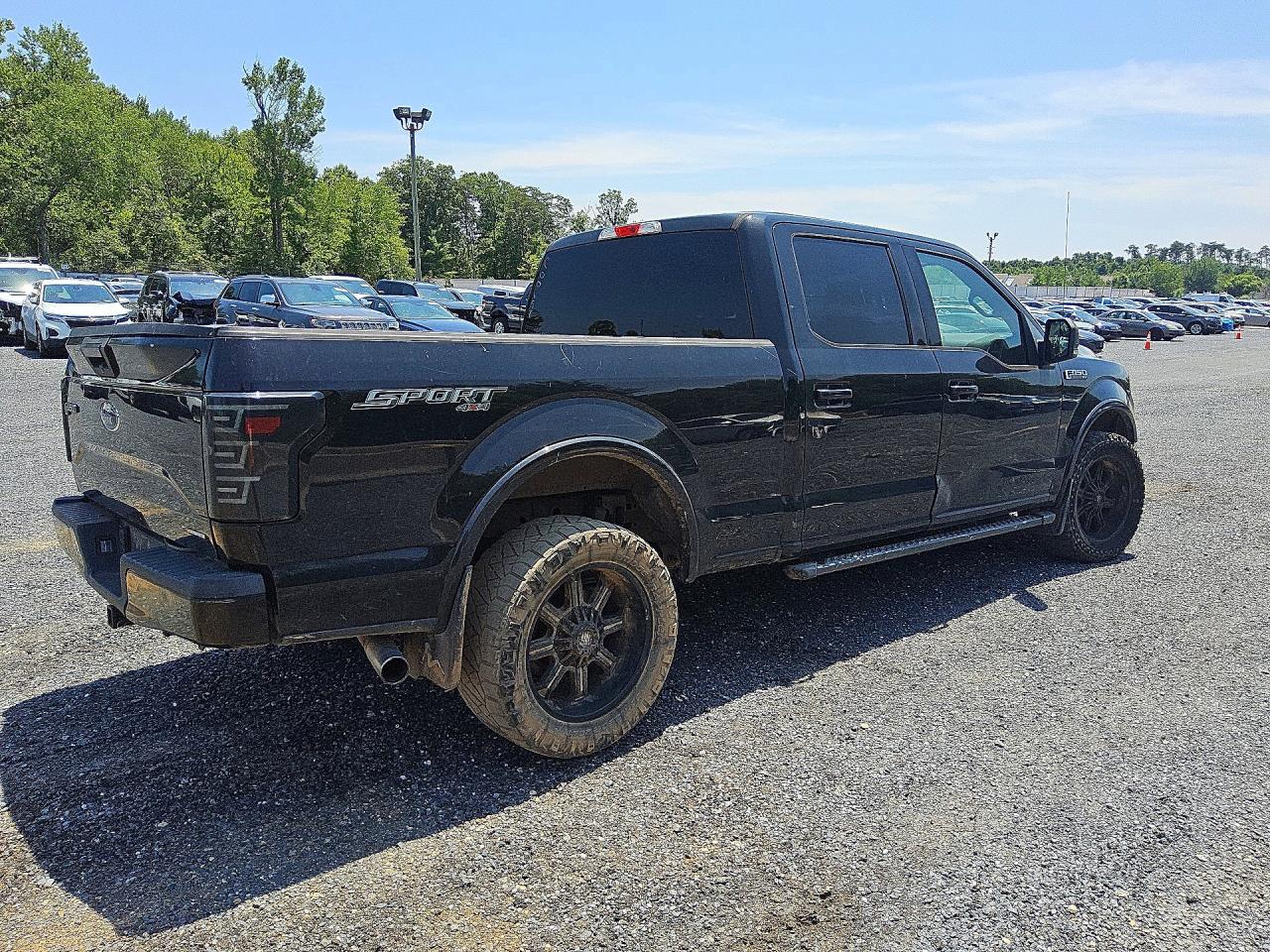 2015 Ford F150 Supercrew Black vin: 1FTFW1EF1FFC00158