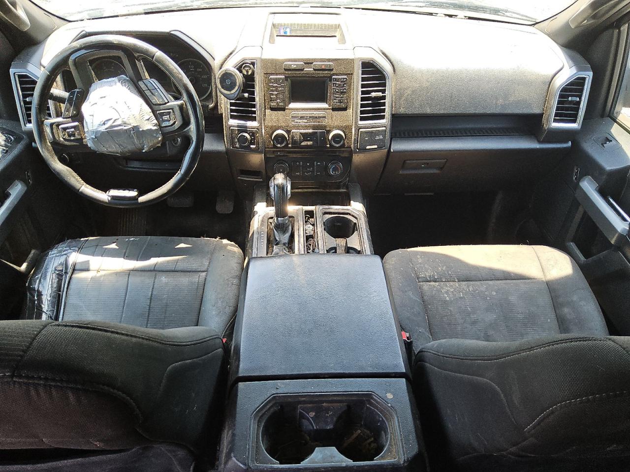 2015 Ford F150 Supercrew Black vin: 1FTFW1EF1FFC00158 Damage: Airbag - Front Left, Broken, Replacement Required