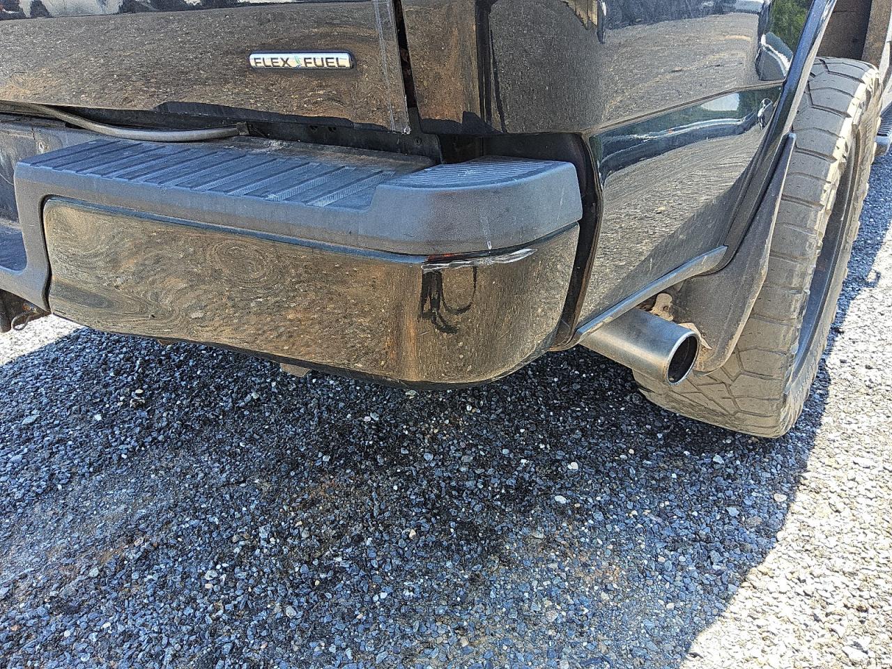 2015 Ford F150 Supercrew Black vin: 1FTFW1EF1FFC00158 Damage: Rear Metal Bumper Painted, Multiple Scratches Heavy, 4