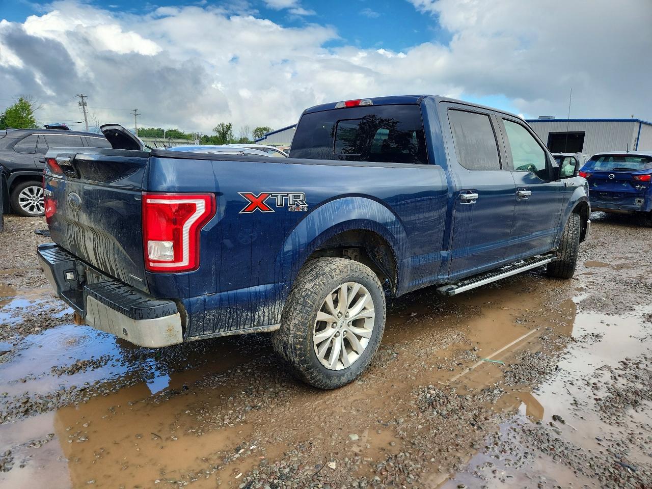 2015 Ford F150 Supercrew Blue vin: 1FTFW1EF1FFC08132