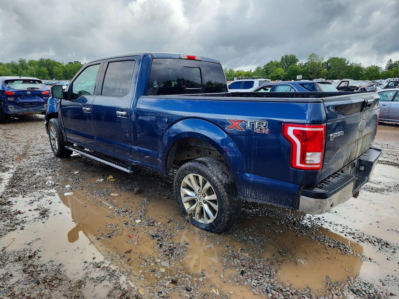 2015 Ford F150 Supercrew Blue vin: 1FTFW1EF1FFC08132