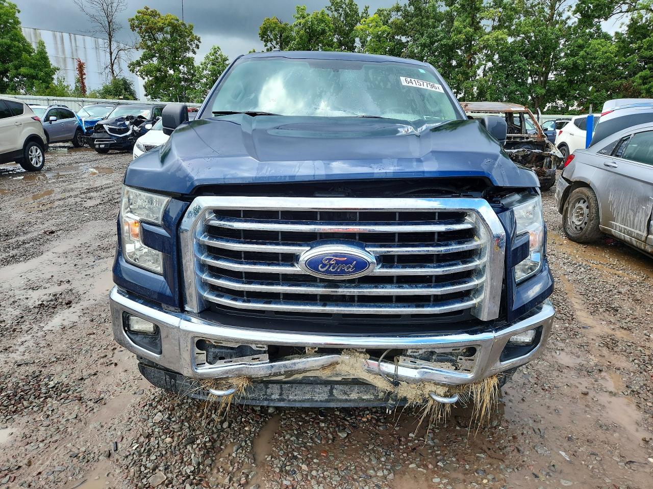 2015 Ford F150 Supercrew Blue vin: 1FTFW1EF1FFC08132