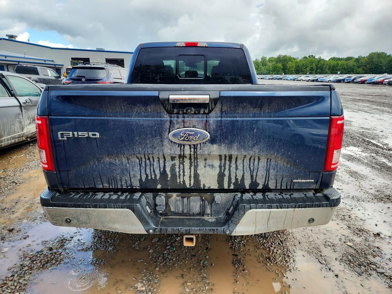 2015 Ford F150 Supercrew Blue vin: 1FTFW1EF1FFC08132