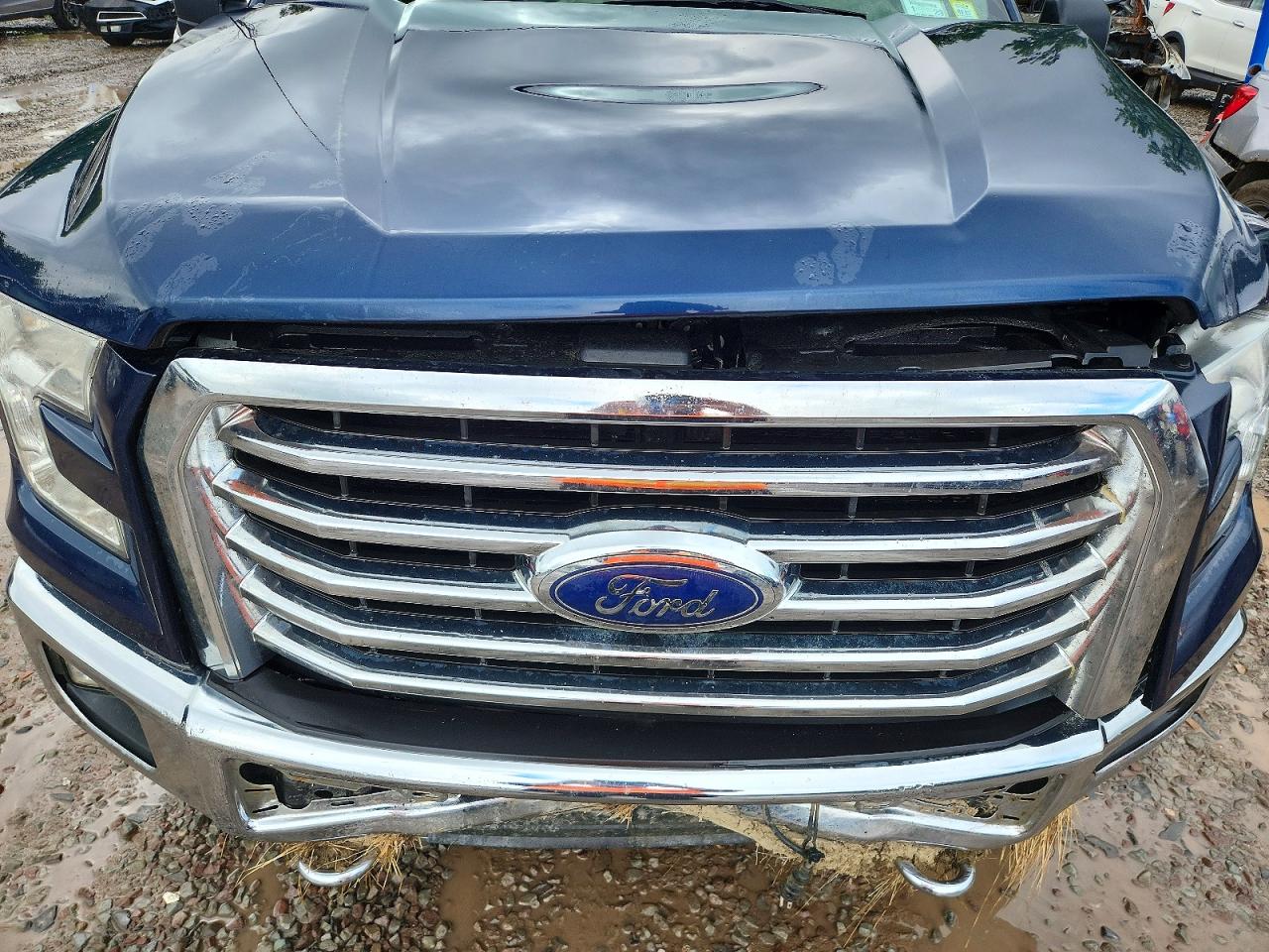 2015 Ford F150 Supercrew Blue vin: 1FTFW1EF1FFC08132