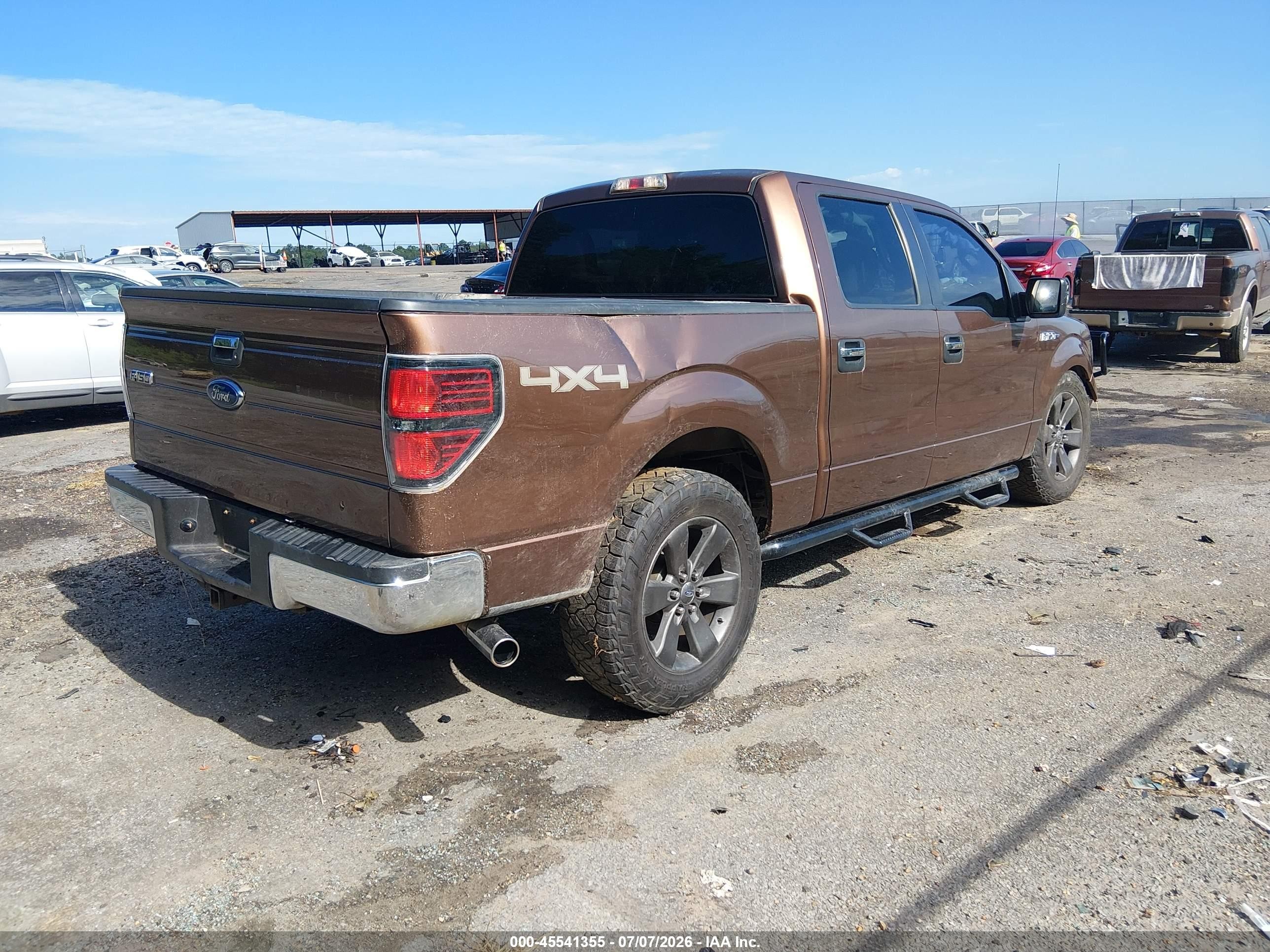 2011 Ford F-150 Xlt Brown vin: 1FTFW1EF2BFA56162