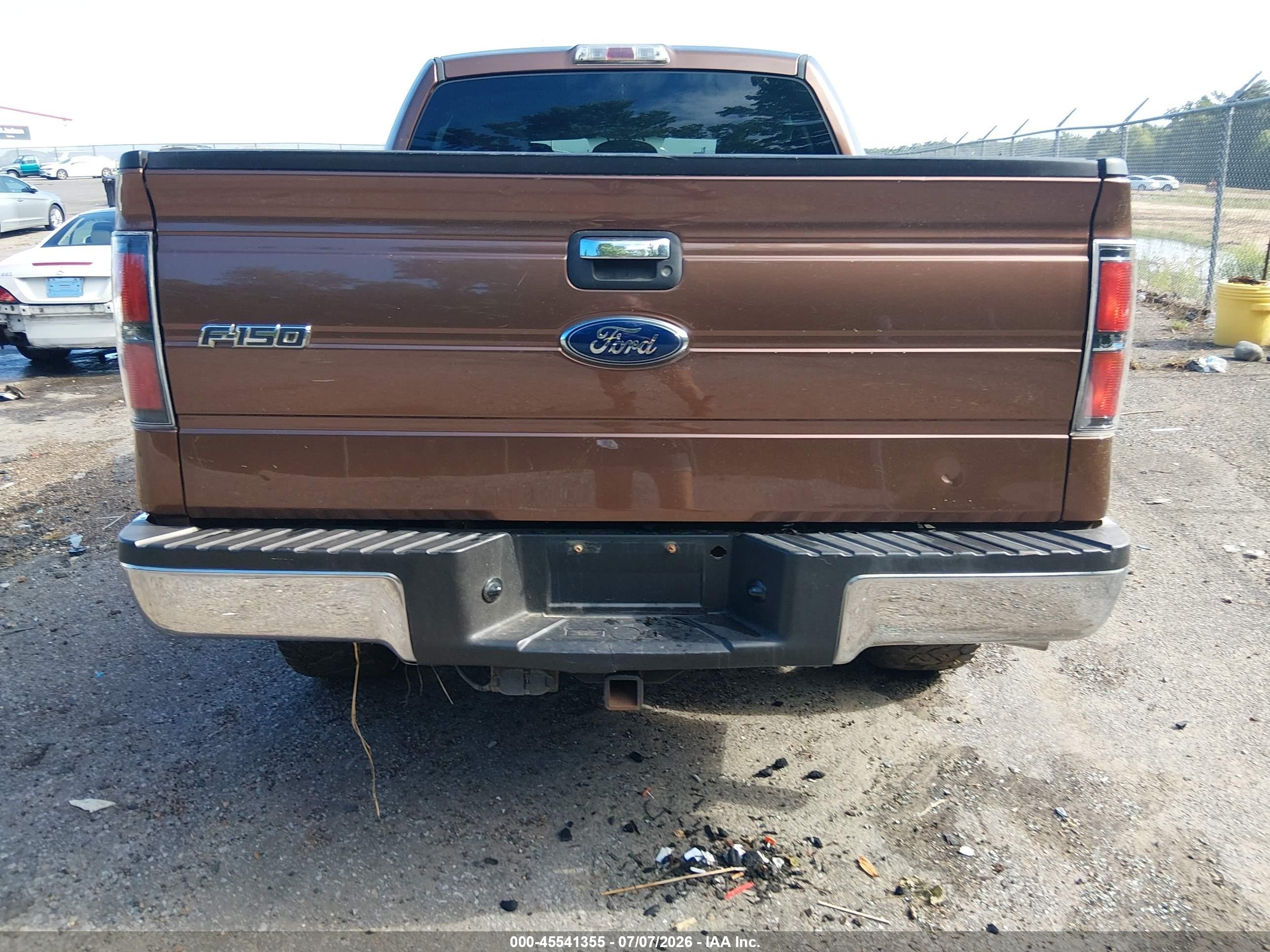 2011 Ford F-150 Xlt Brown vin: 1FTFW1EF2BFA56162