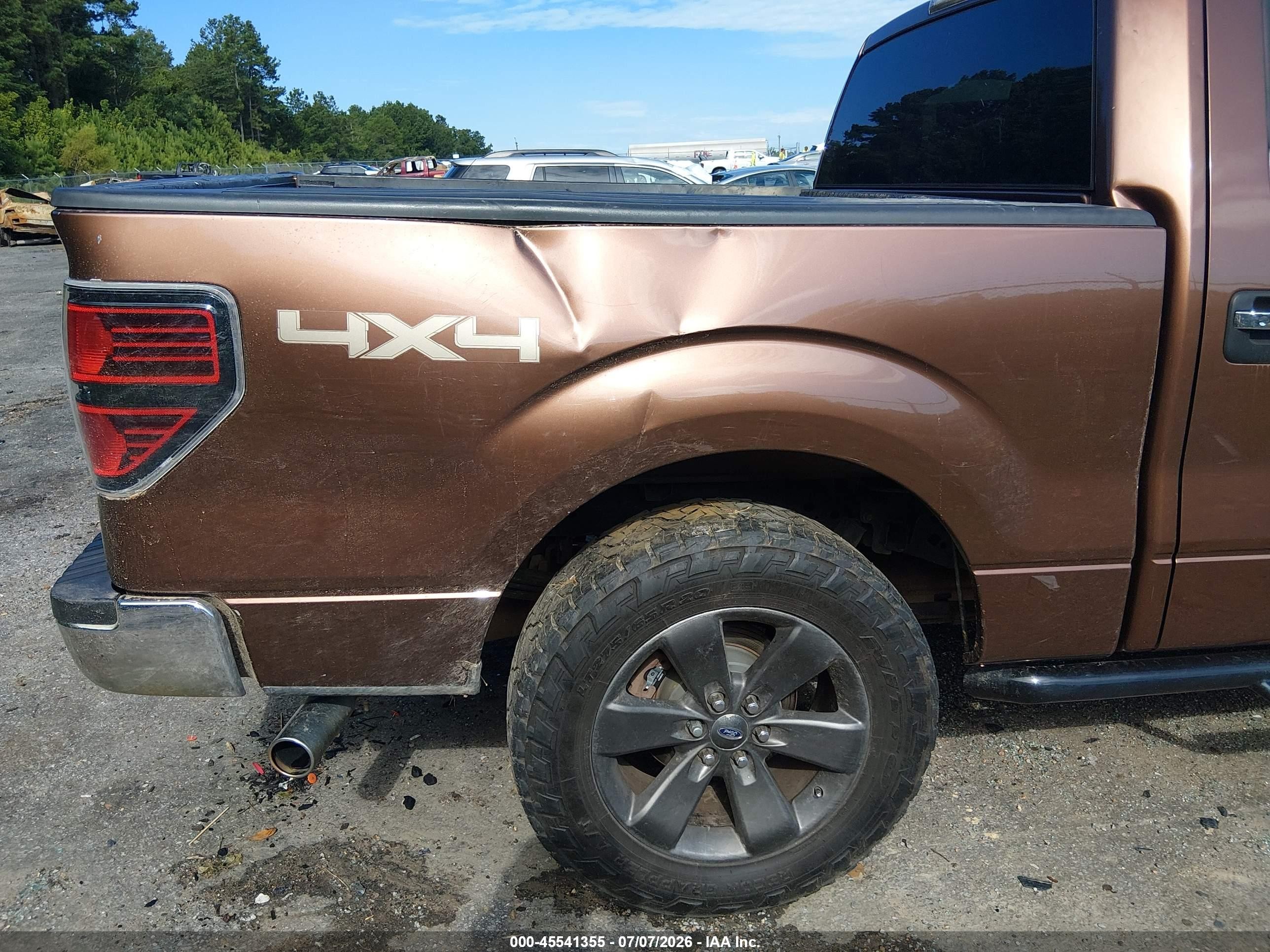 2011 Ford F-150 Xlt Brown vin: 1FTFW1EF2BFA56162