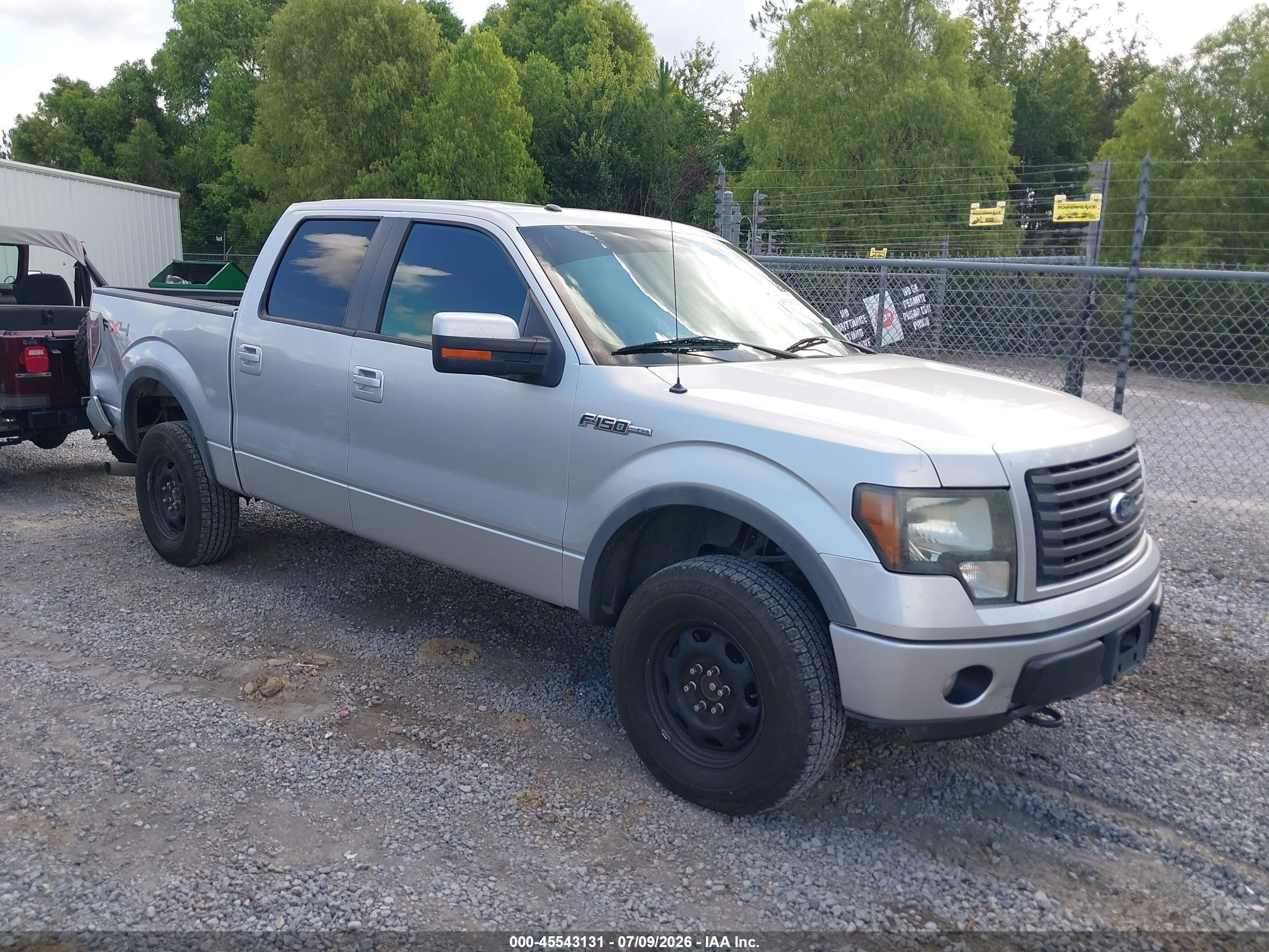 2011 Ford F-150 Fx4/king Ranch/lariat/platinum/xl/xlt Silver vin: 1FTFW1EF2BFB95613