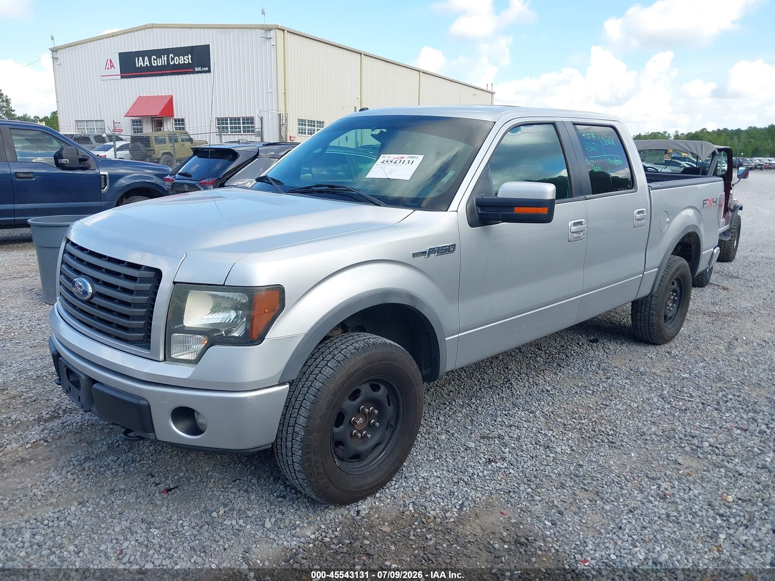 2011 Ford F-150 Fx4/king Ranch/lariat/platinum/xl/xlt Silver vin: 1FTFW1EF2BFB95613