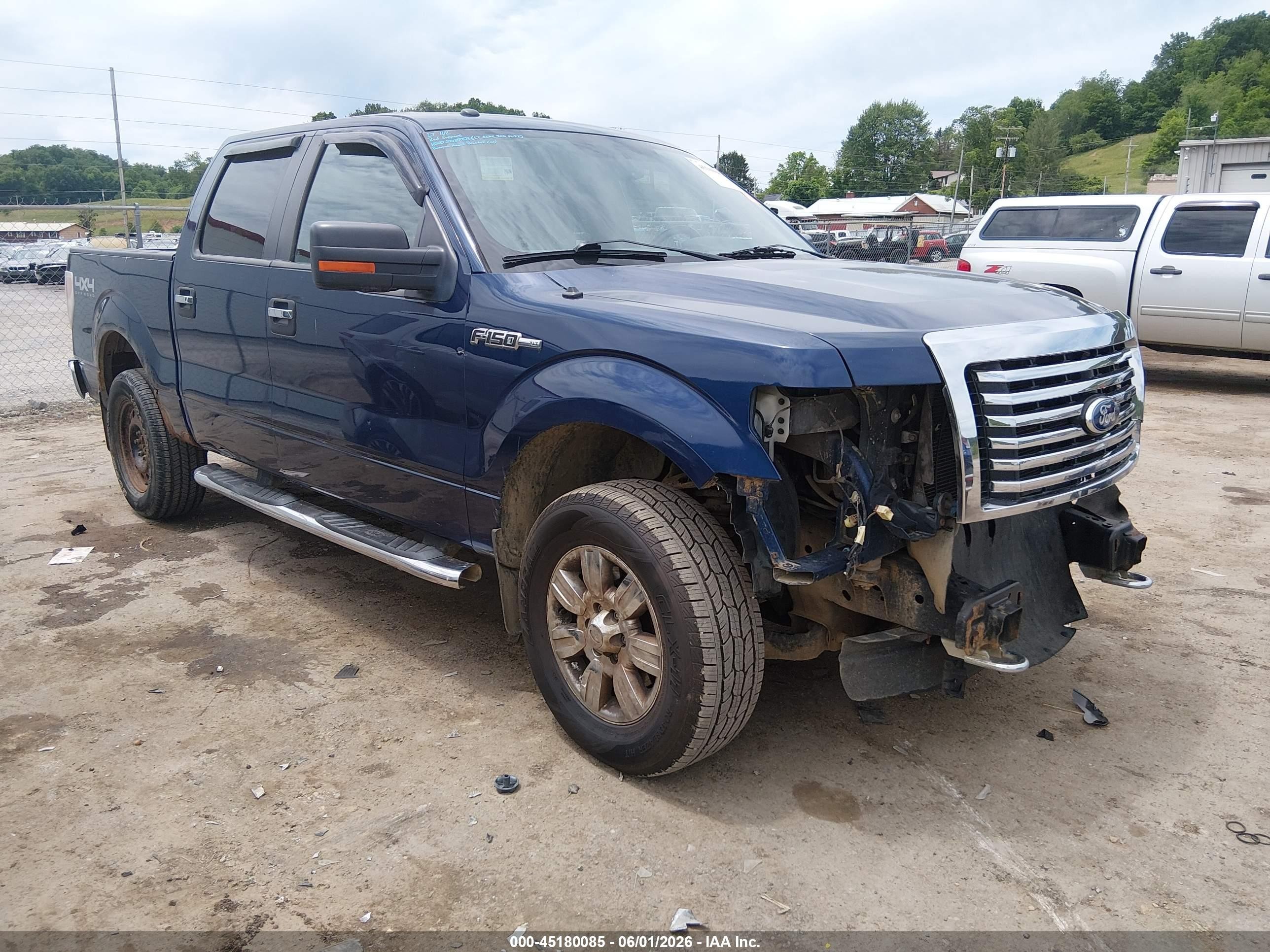 2011 Ford F-150 Xlt Blue vin: 1FTFW1EF2BFC03953