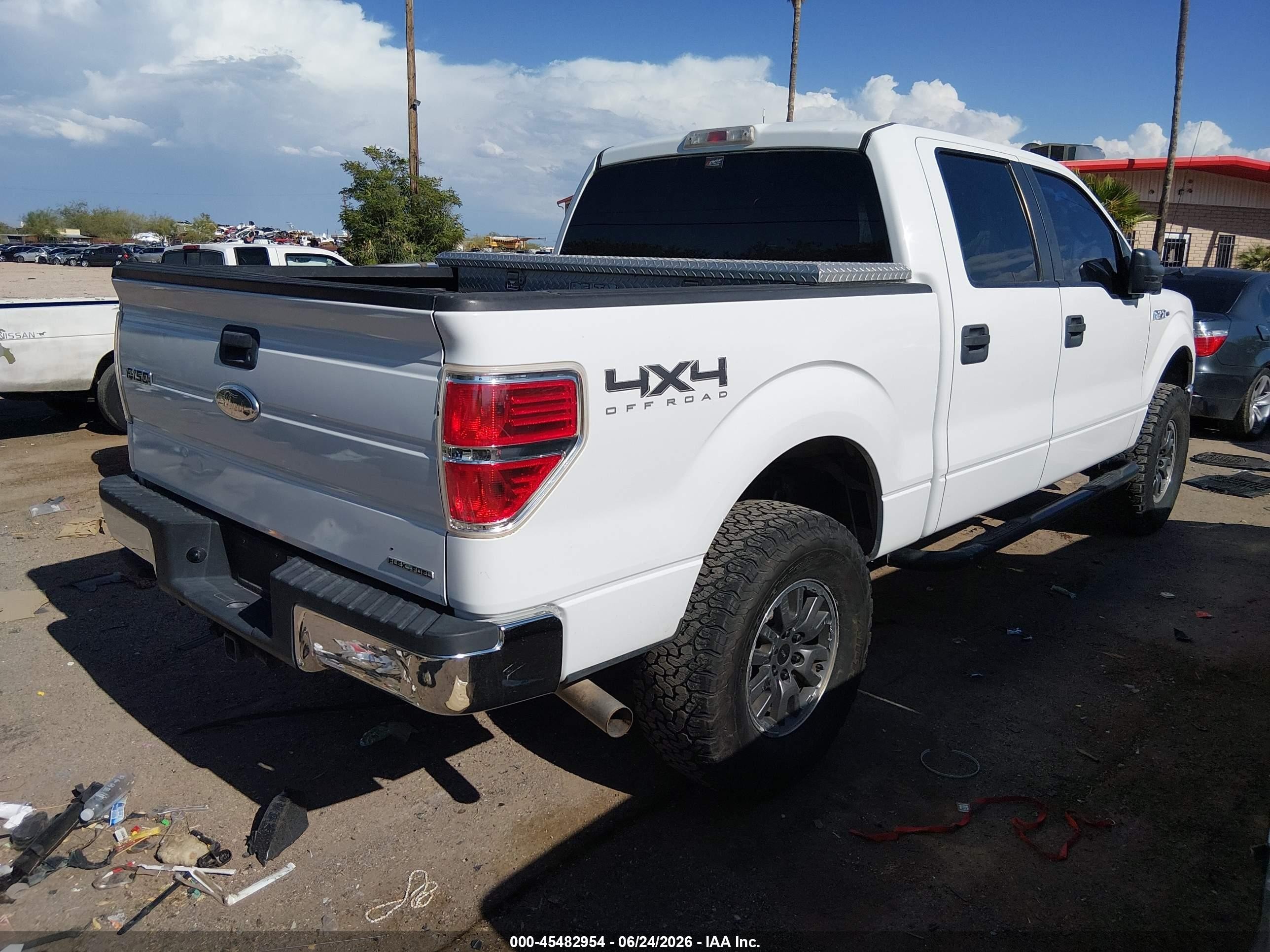 2011 Ford F-150 Fx4/king Ranch/lariat/platinum/xl/xlt White vin: 1FTFW1EF2BFC73761