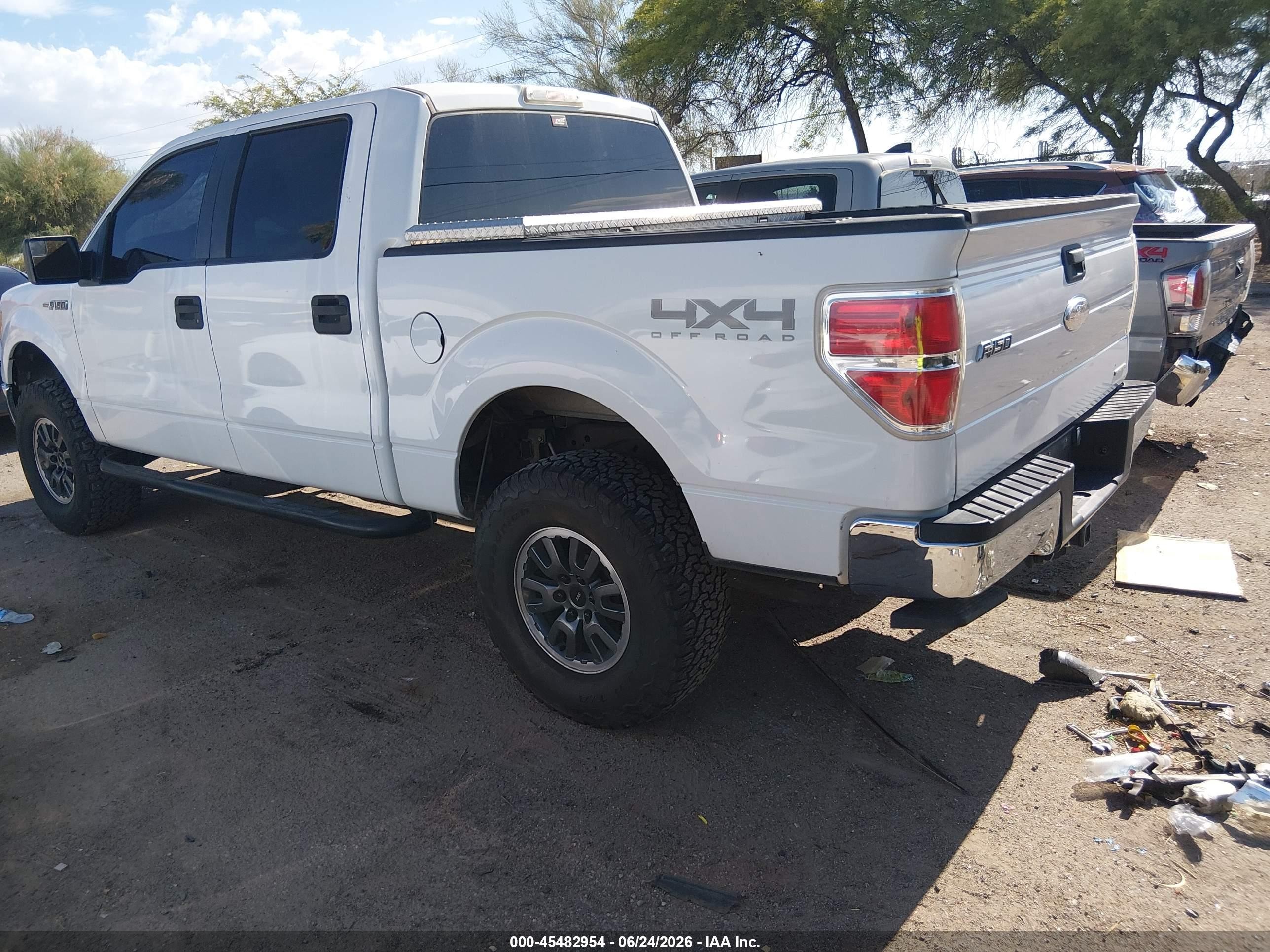 2011 Ford F-150 Fx4/king Ranch/lariat/platinum/xl/xlt White vin: 1FTFW1EF2BFC73761