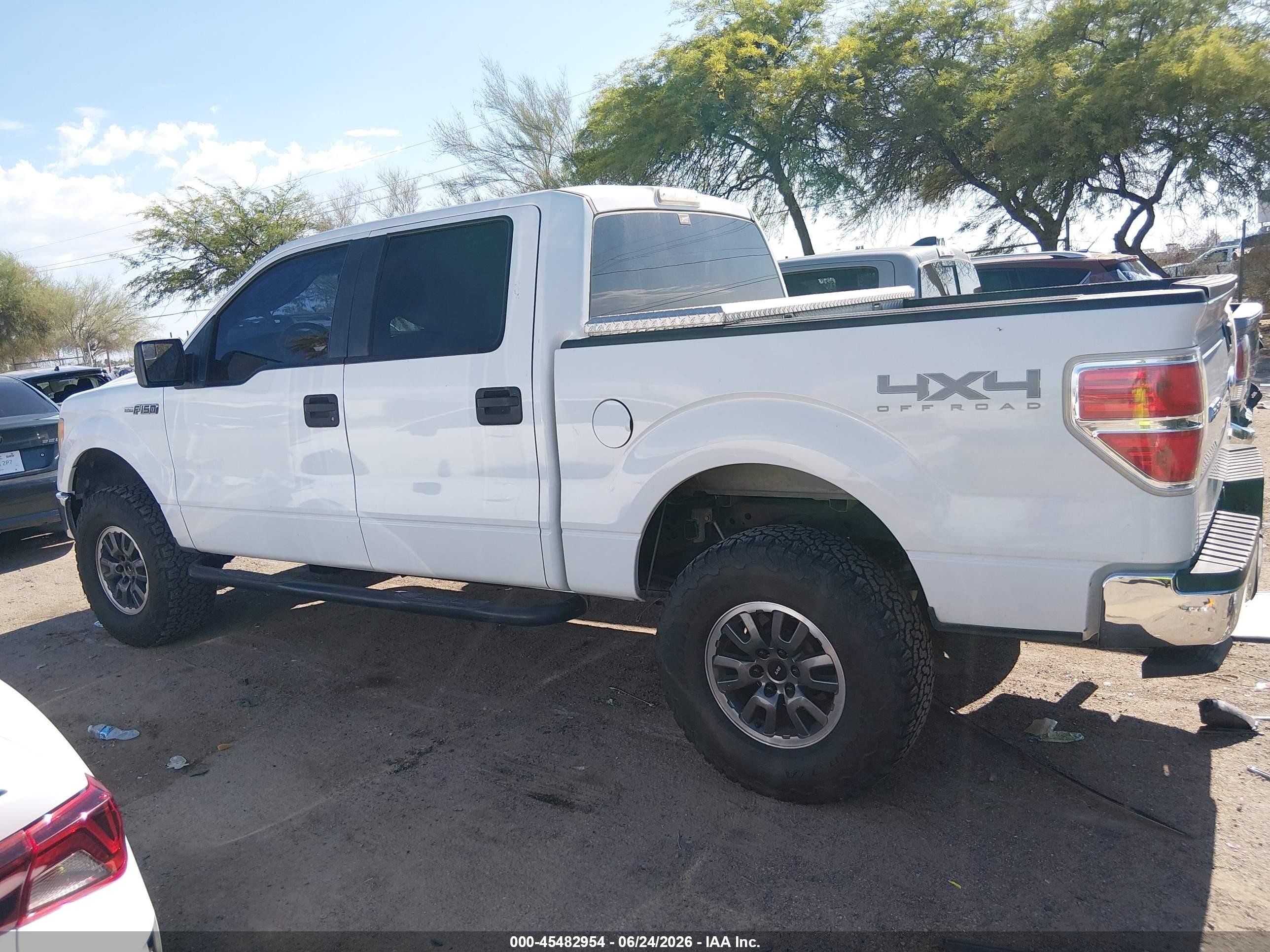 2011 Ford F-150 Fx4/king Ranch/lariat/platinum/xl/xlt White vin: 1FTFW1EF2BFC73761