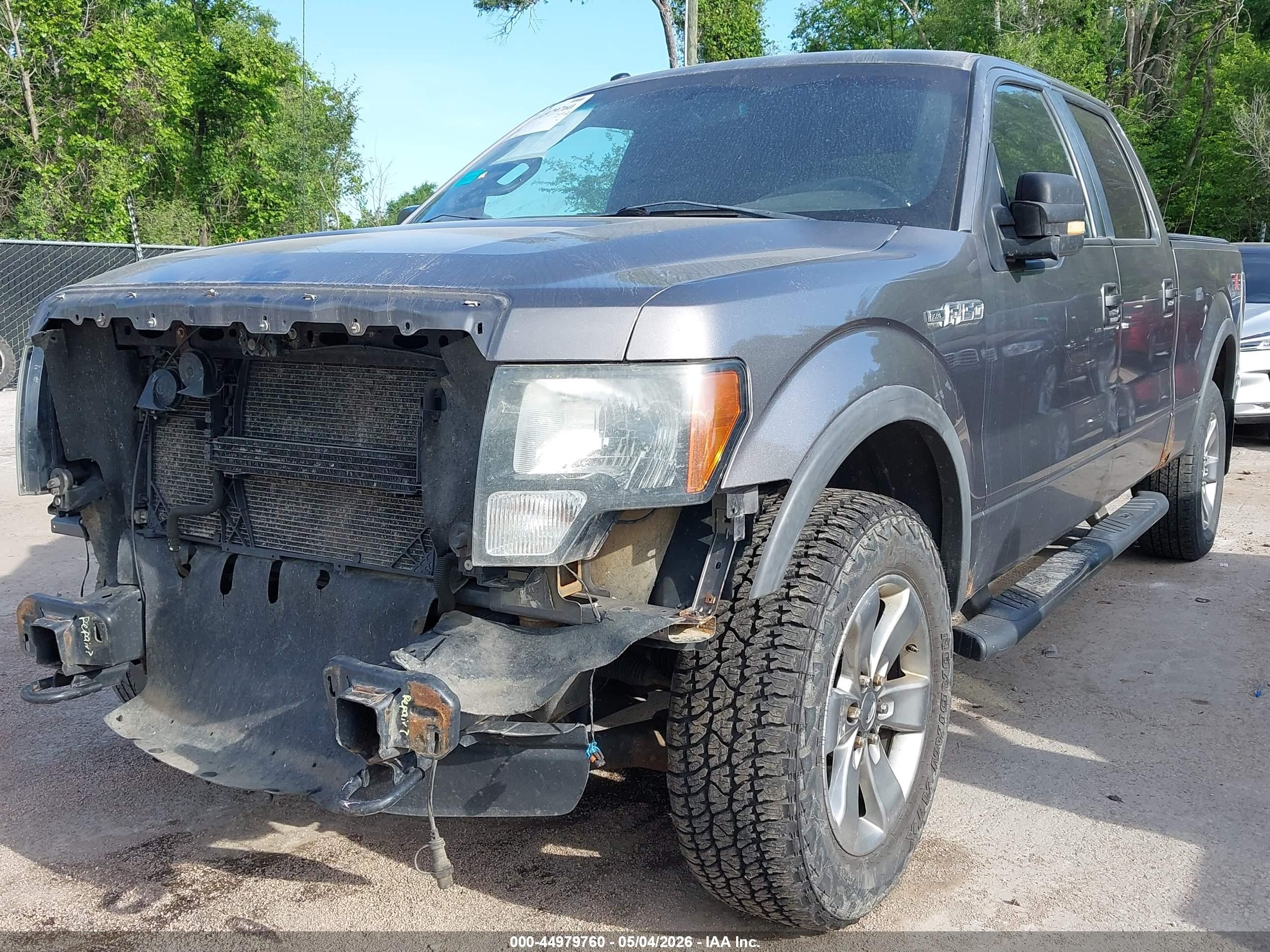 2011 Ford F-150 Fx4 Gray vin: 1FTFW1EF2BFC97753