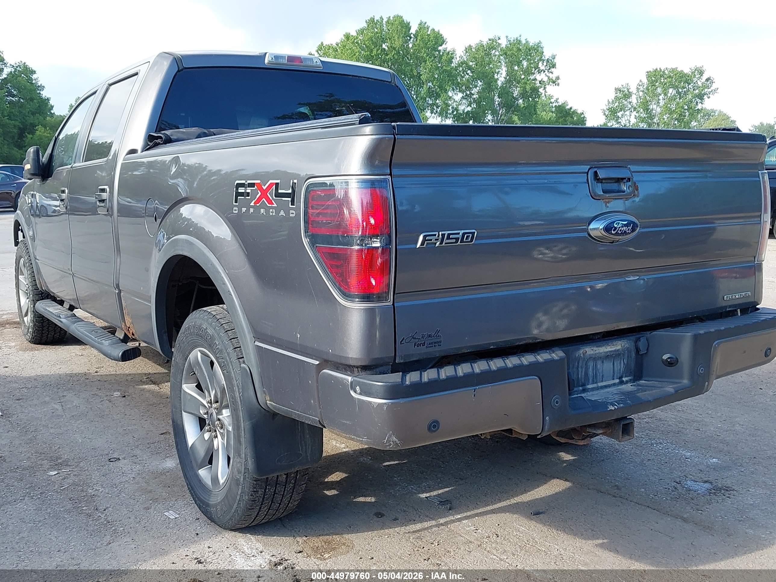 2011 Ford F-150 Fx4 Gray vin: 1FTFW1EF2BFC97753