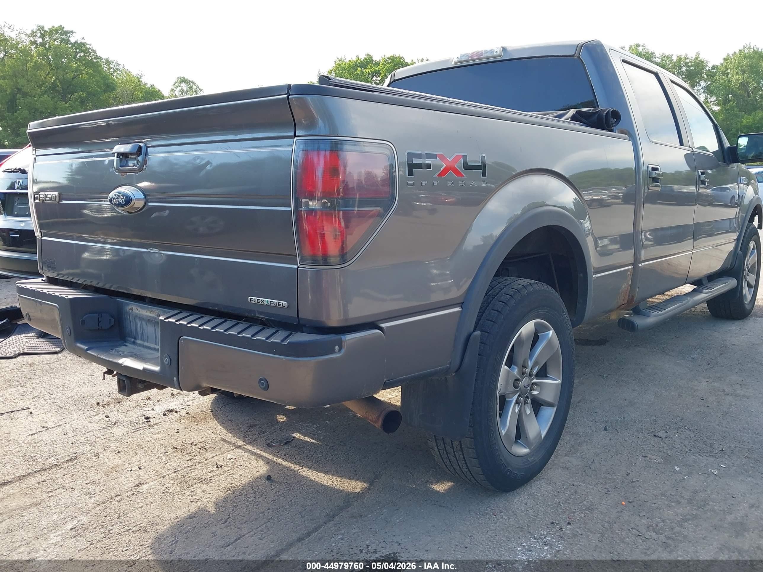 2011 Ford F-150 Fx4 Gray vin: 1FTFW1EF2BFC97753