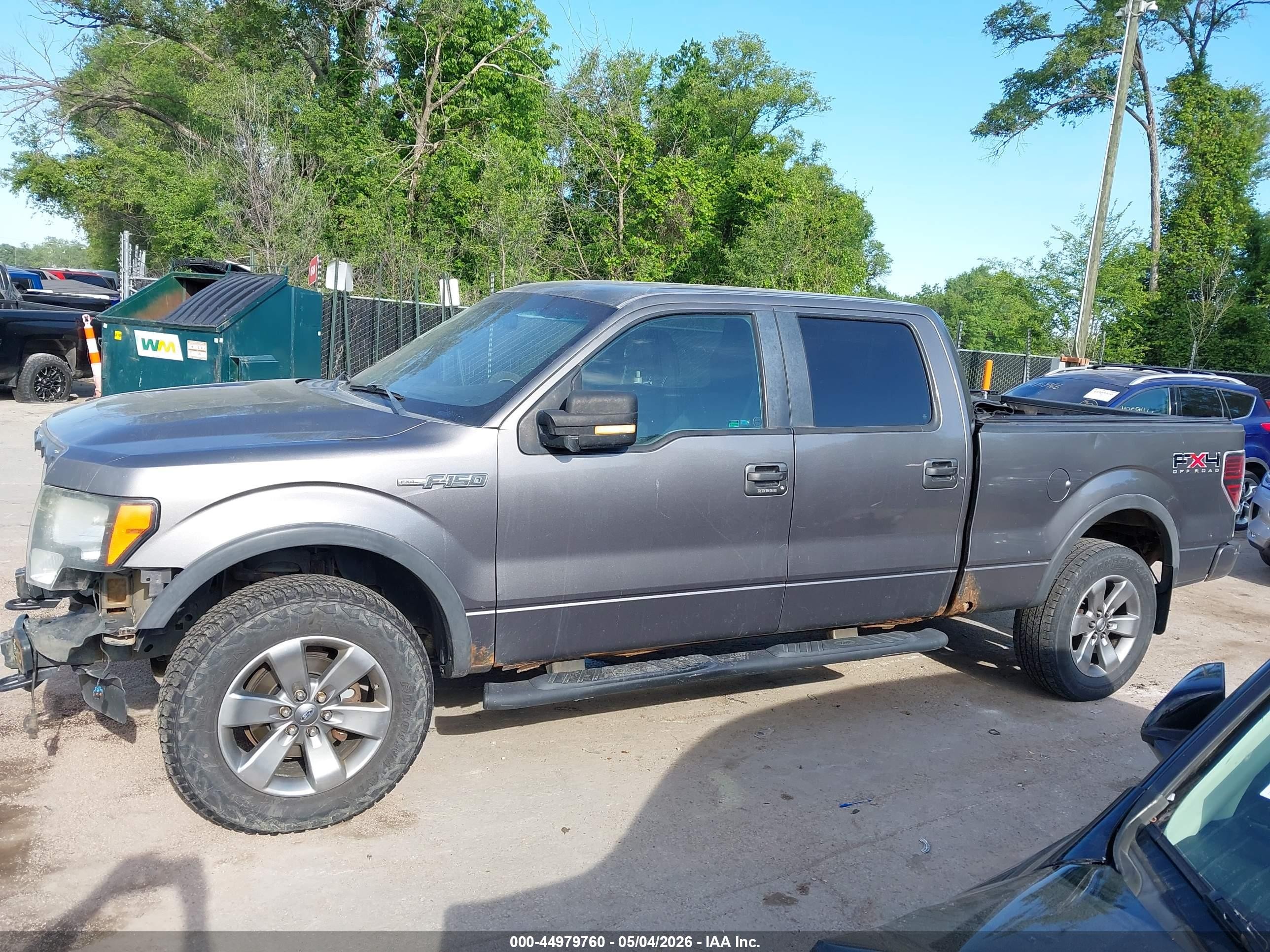 2011 Ford F-150 Fx4 Gray vin: 1FTFW1EF2BFC97753