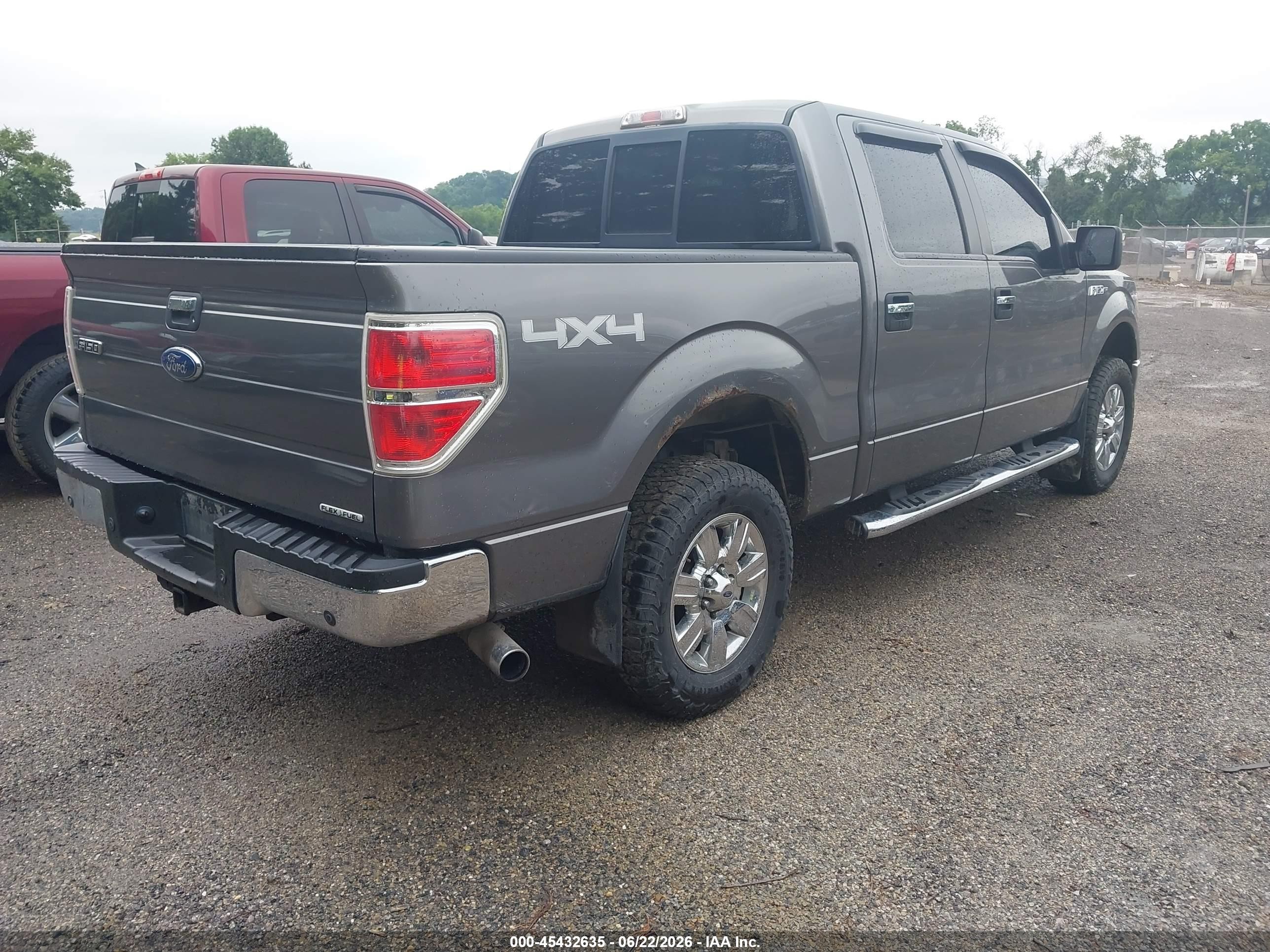 2011 Ford F-150 Fx4/king Ranch/lariat/platinum/xl/xlt Gray vin: 1FTFW1EF2BFD07360