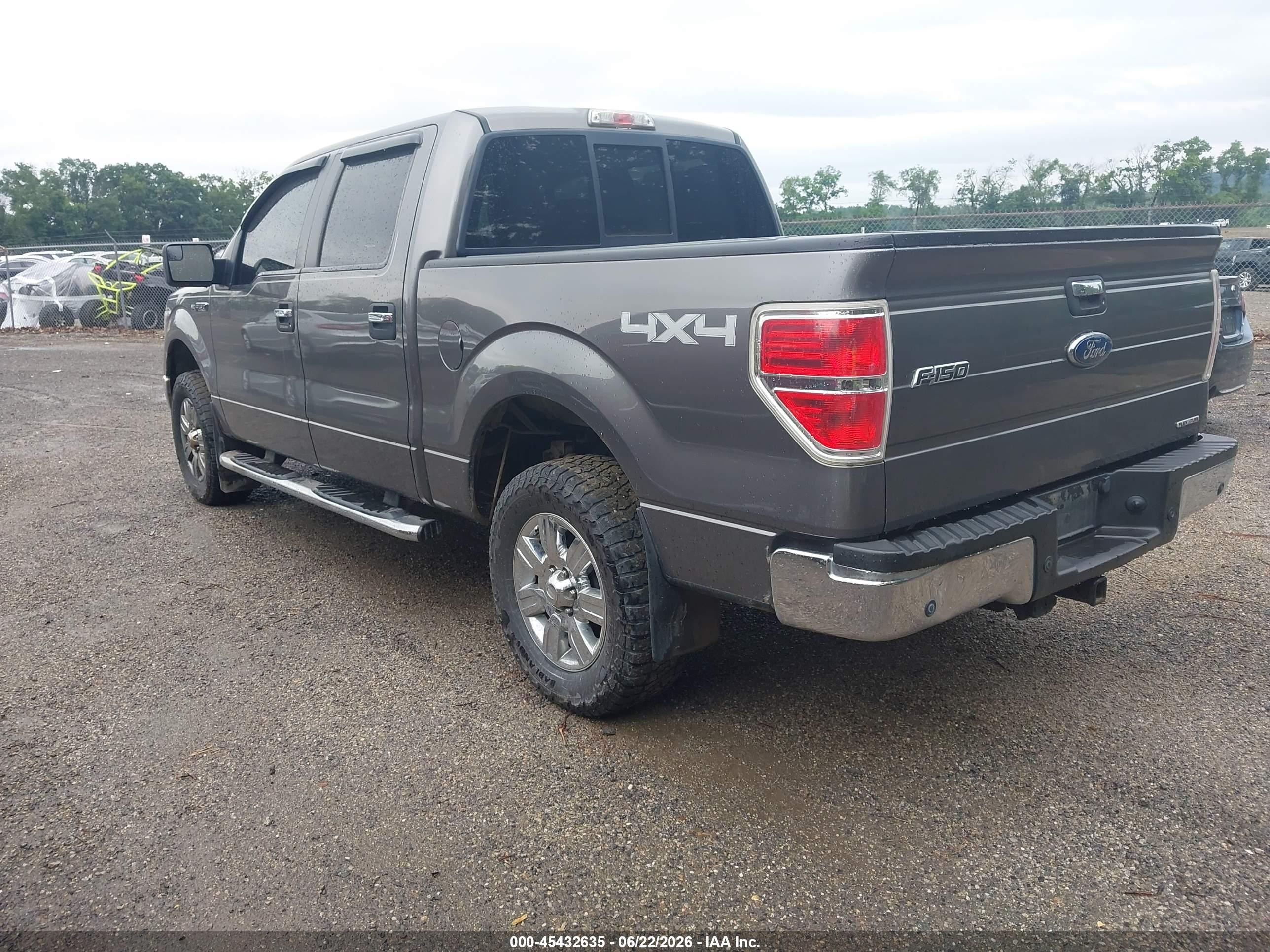 2011 Ford F-150 Fx4/king Ranch/lariat/platinum/xl/xlt Gray vin: 1FTFW1EF2BFD07360