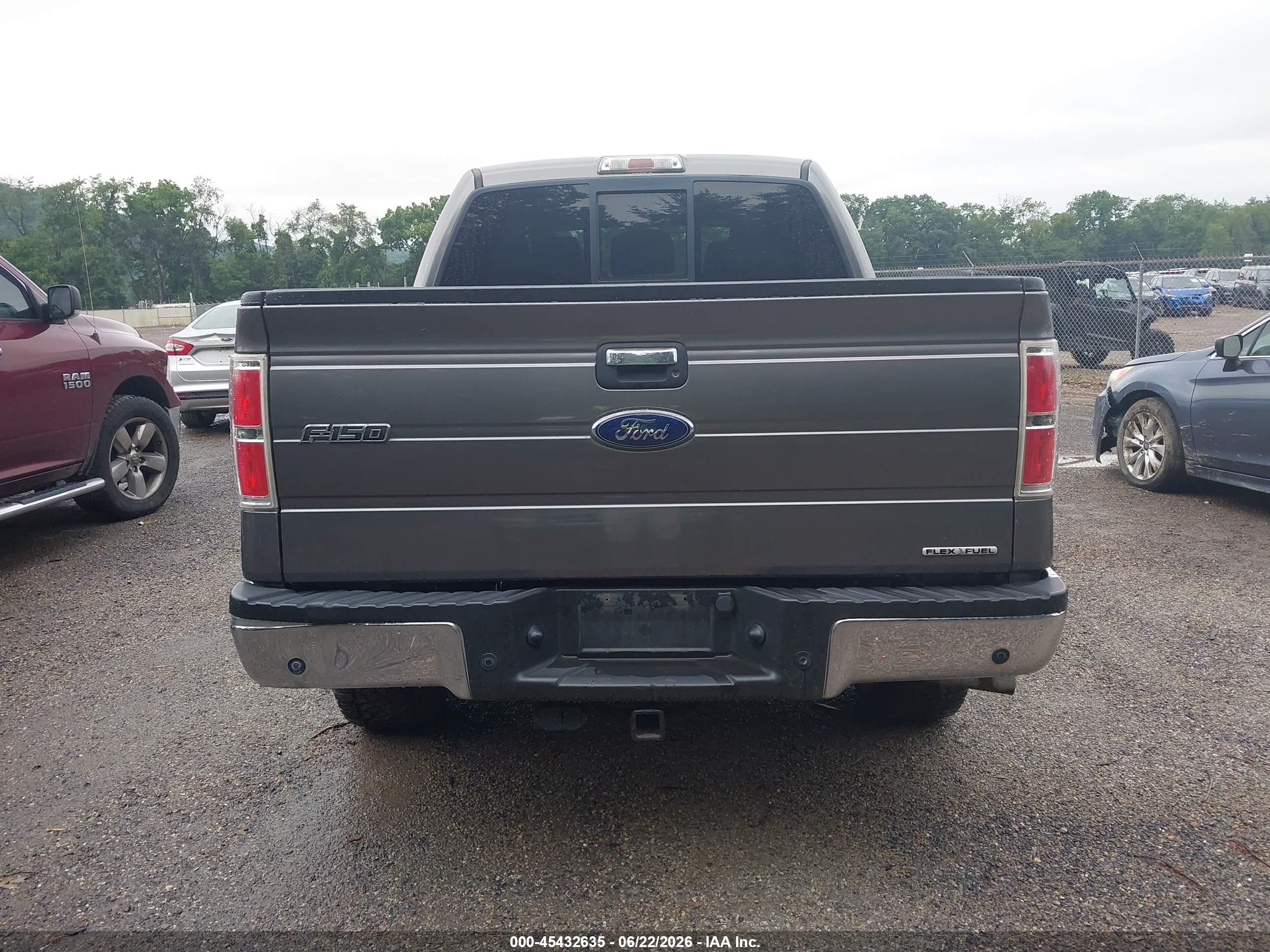 2011 Ford F-150 Fx4/king Ranch/lariat/platinum/xl/xlt Gray vin: 1FTFW1EF2BFD07360