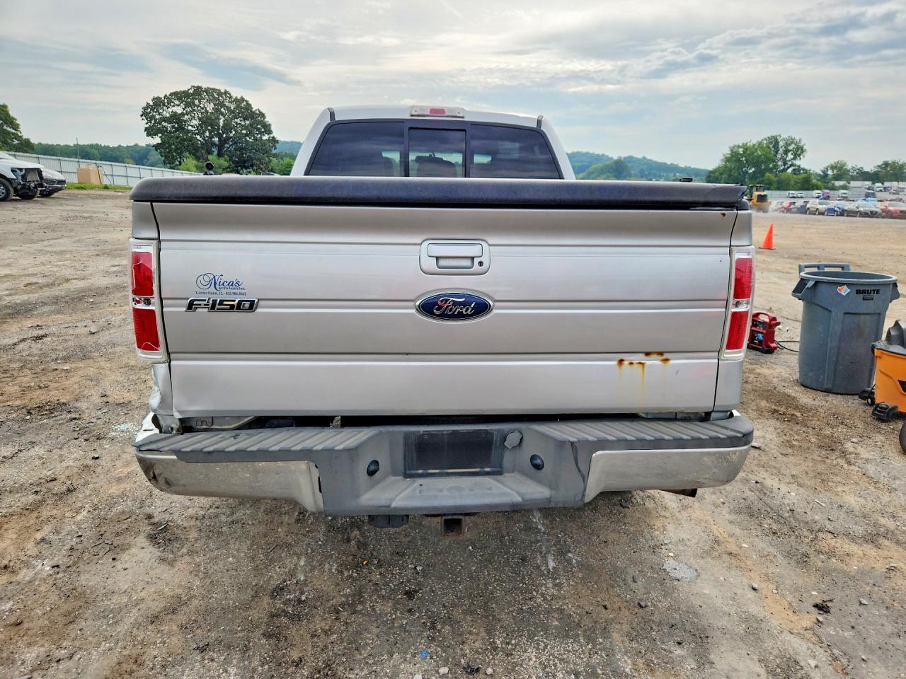 2012 Ford F150 Supercrew Silver vin: 1FTFW1EF2CFA06296