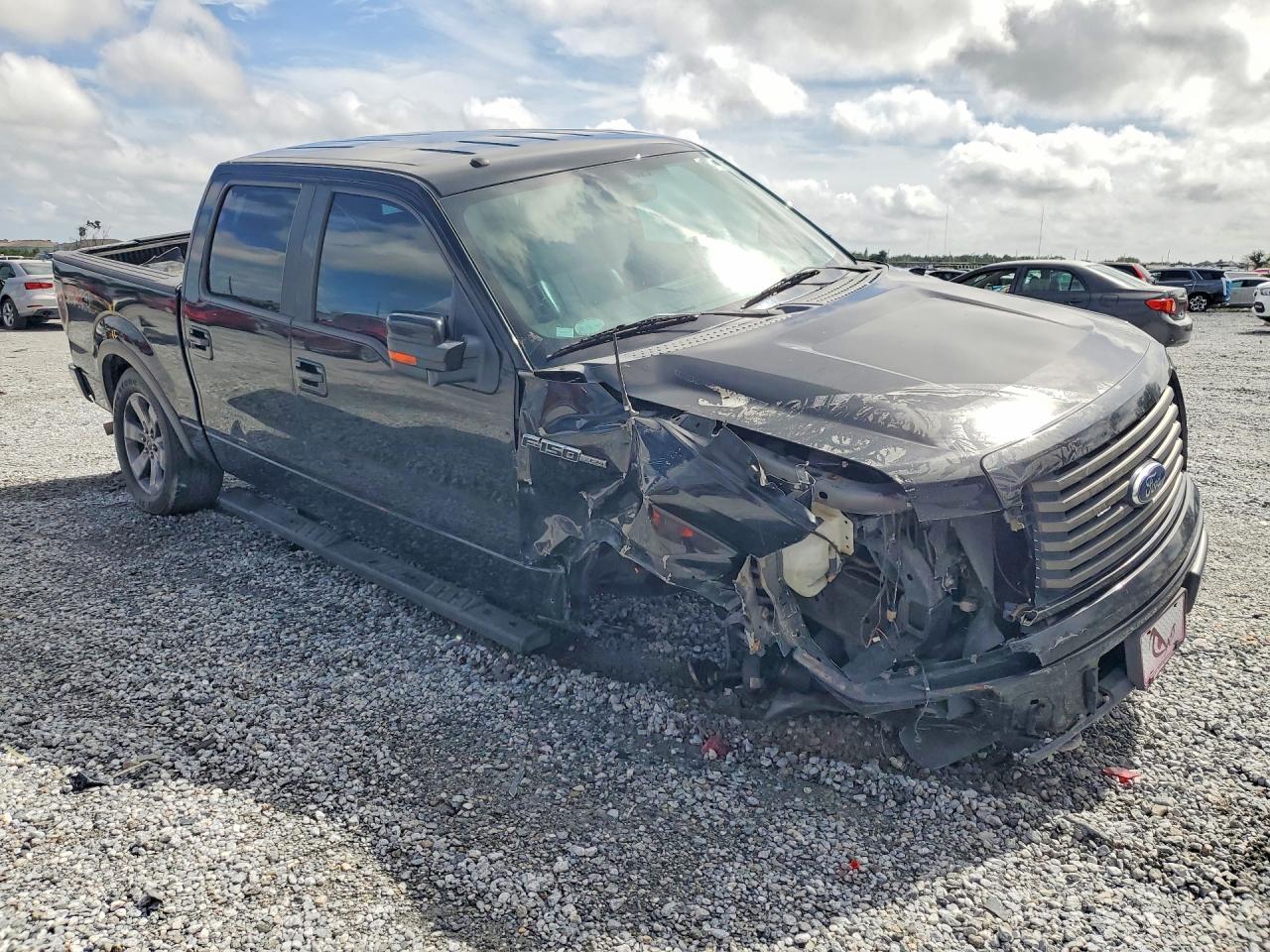 2012 Ford F150 Supercrew Black vin: 1FTFW1EF2CFA35992