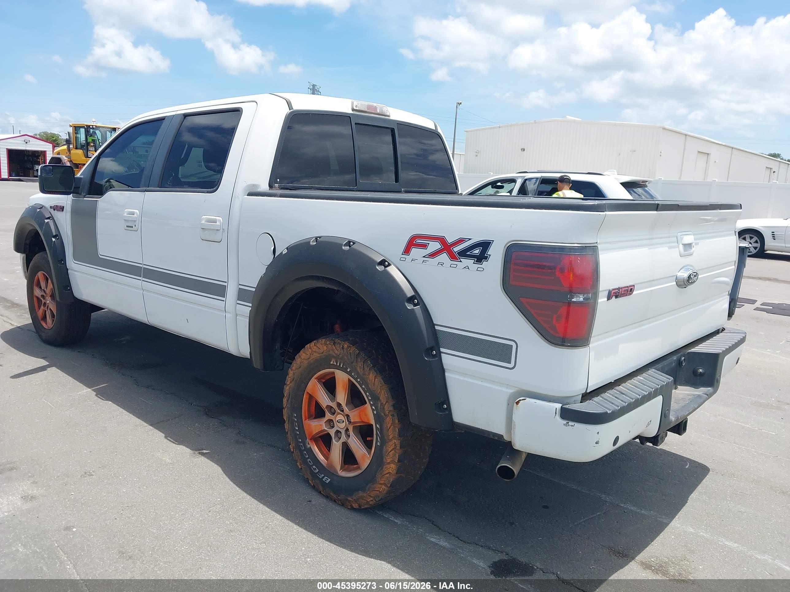 2012 Ford F-150 Fx4/king Ranch/lariat/platinum/xl/xlt White vin: 1FTFW1EF2CFB29595