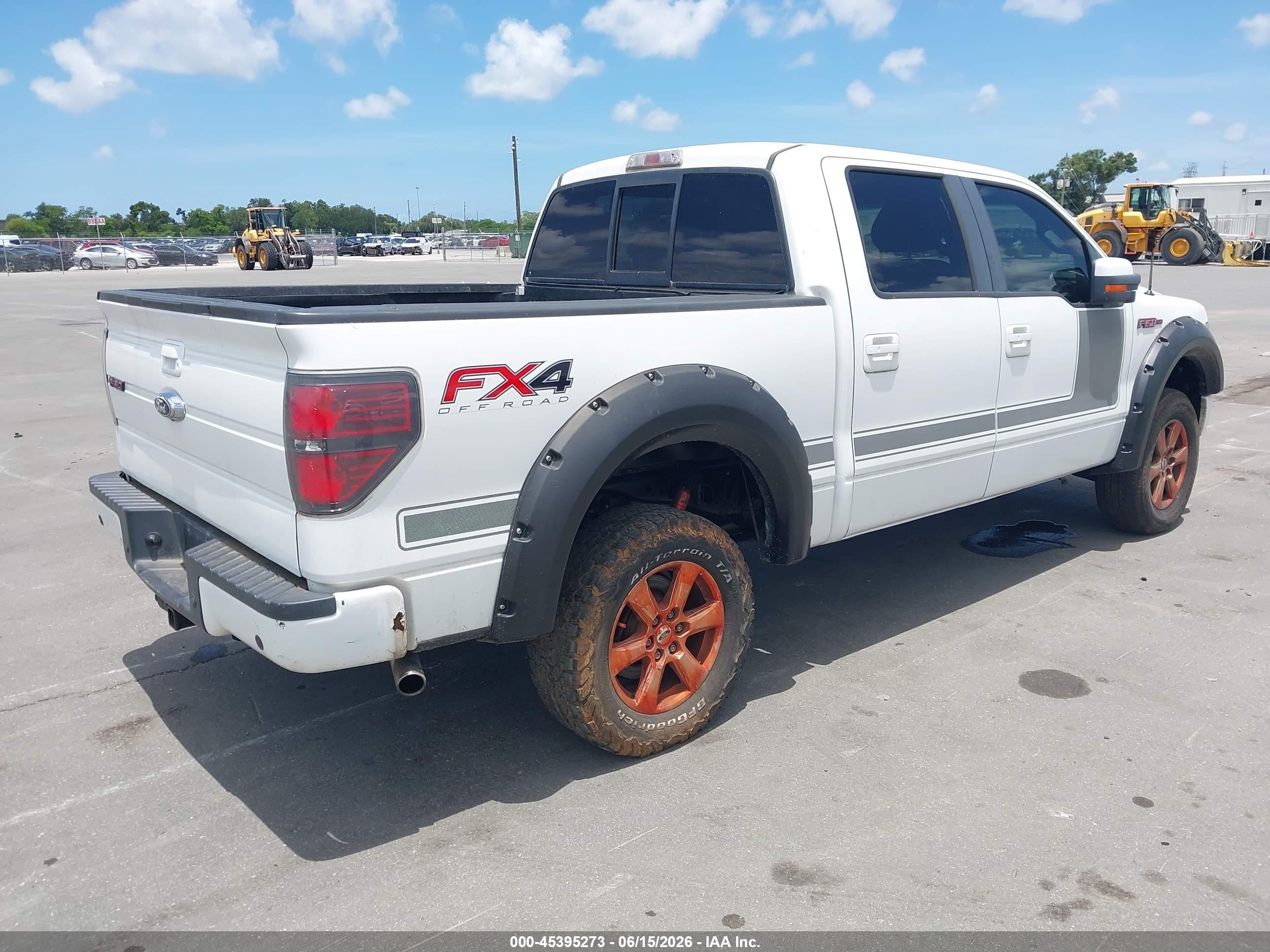 2012 Ford F-150 Fx4/king Ranch/lariat/platinum/xl/xlt White vin: 1FTFW1EF2CFB29595
