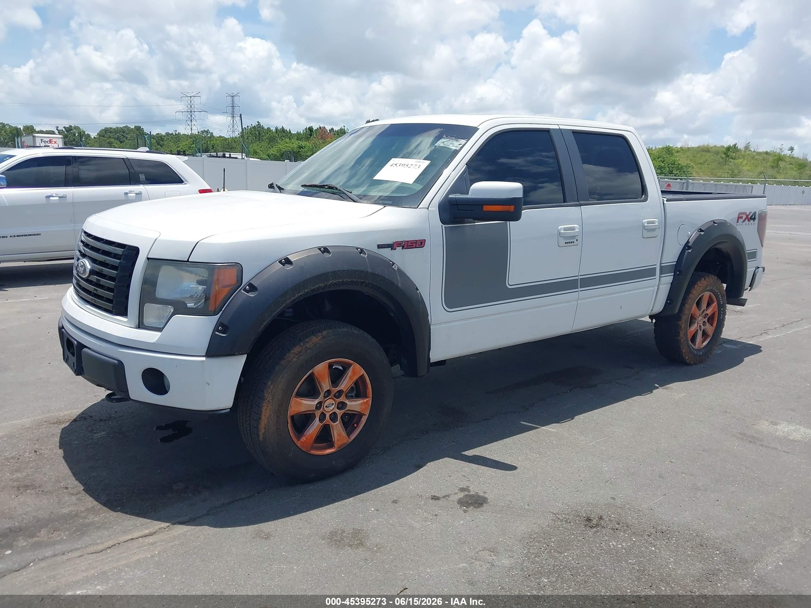 2012 Ford F-150 Fx4/king Ranch/lariat/platinum/xl/xlt White vin: 1FTFW1EF2CFB29595