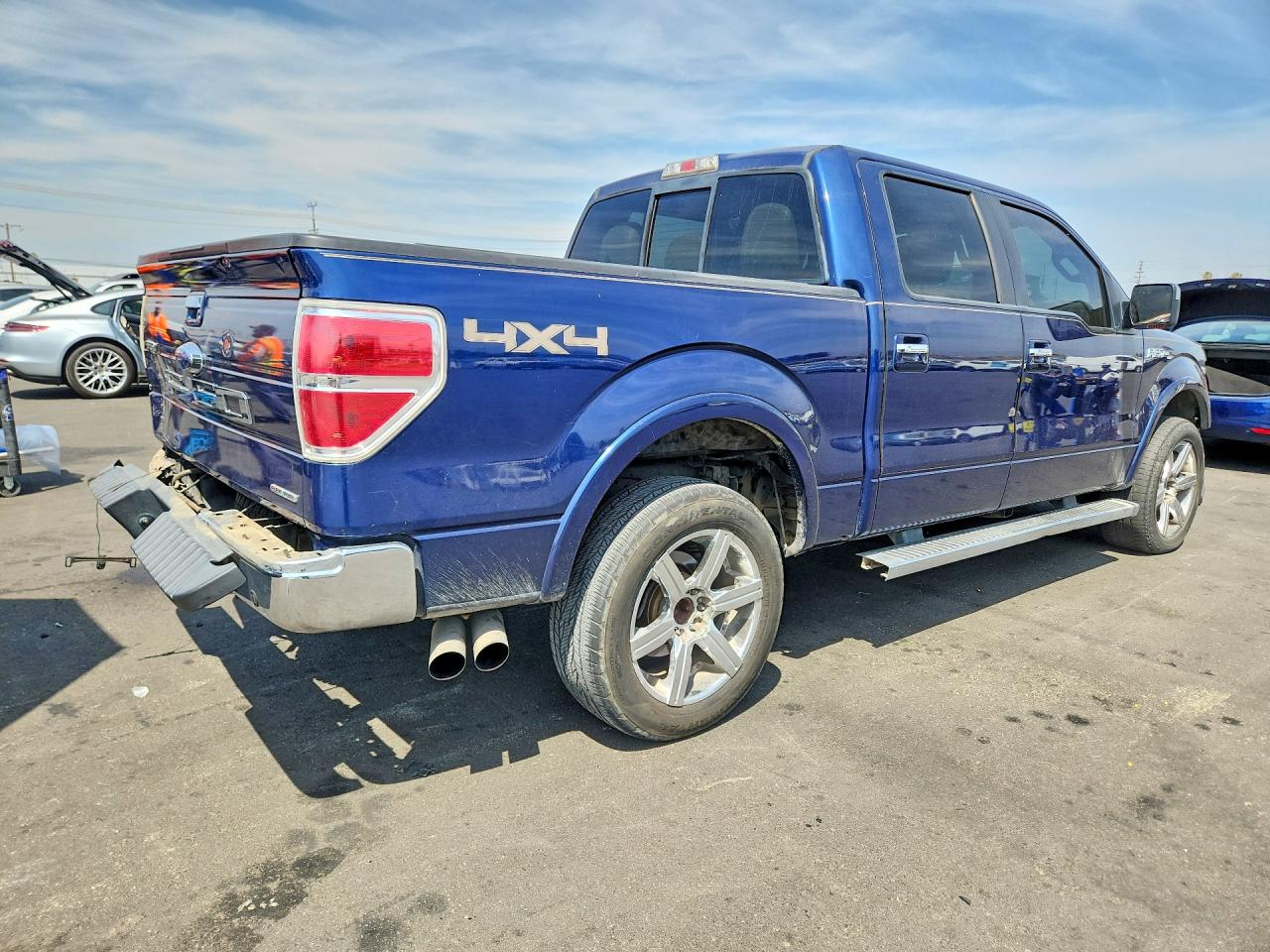 2012 Ford F150 Supercrew Blue vin: 1FTFW1EF2CFC10628