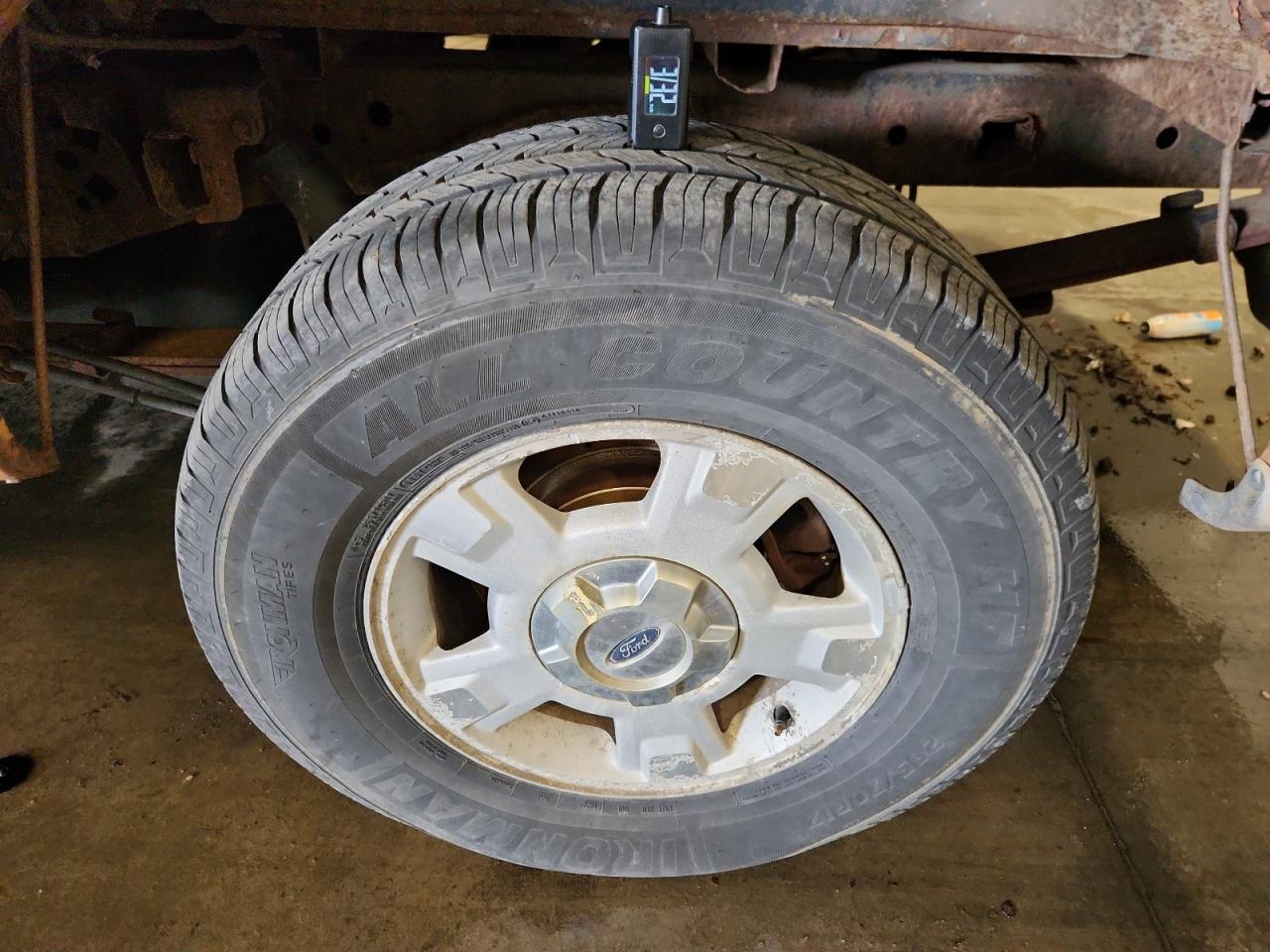 2012 Ford F150 Supercrew Blue vin: 1FTFW1EF2CFC43810 Damage: Left Rear Wheel, Curb Rash, > 12 Inches