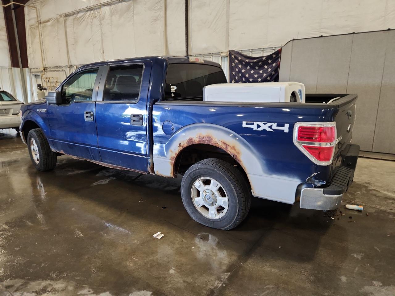 2012 Ford F150 Supercrew Blue vin: 1FTFW1EF2CFC43810 Damage: Left Rocker Panel, Corrosion, Severe Damage