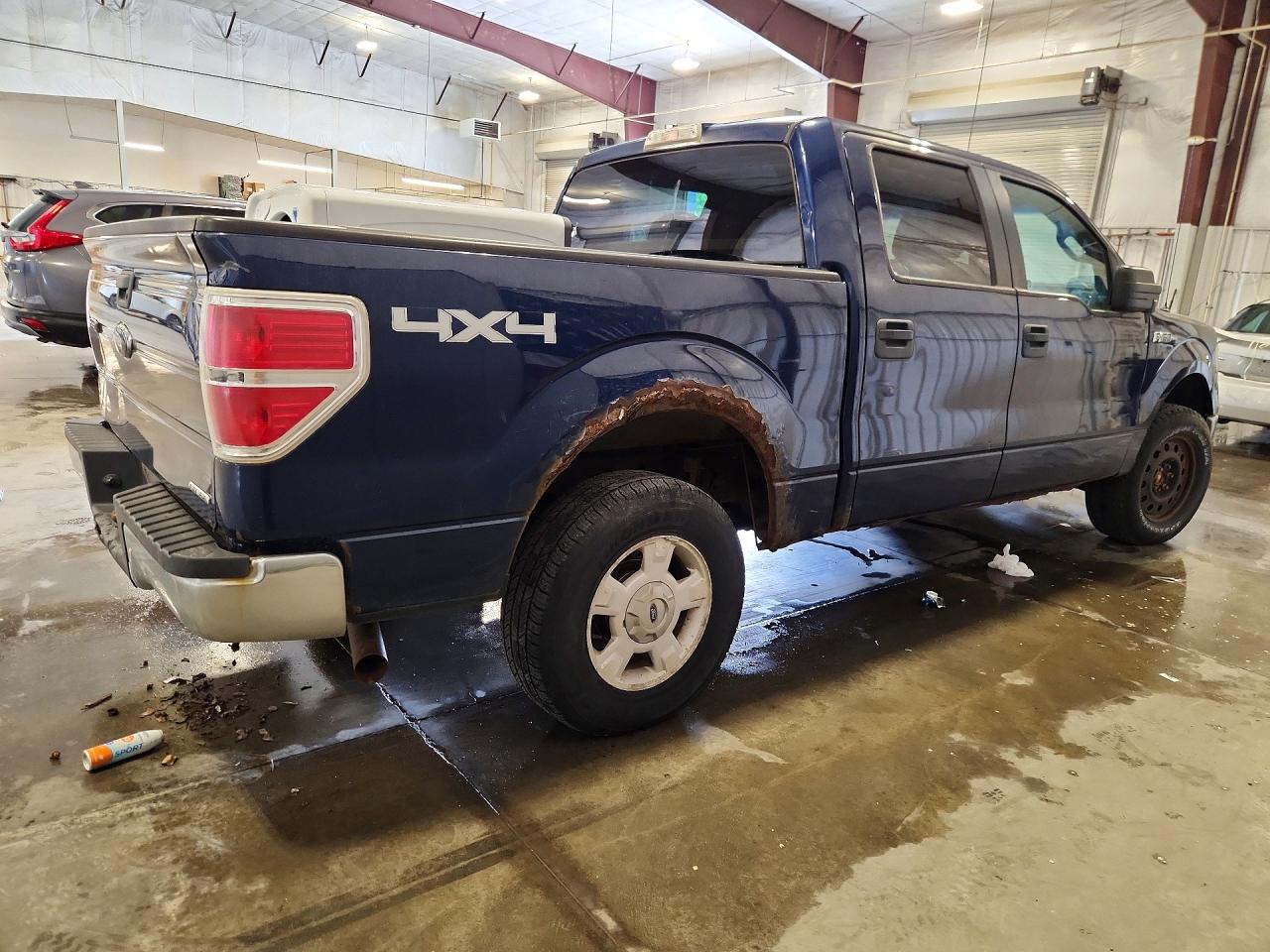 2012 Ford F150 Supercrew Blue vin: 1FTFW1EF2CFC43810
