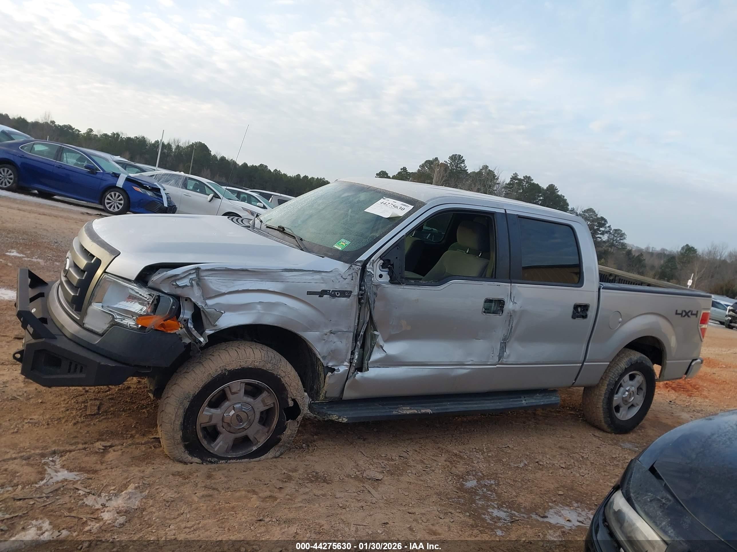 2012 Ford F-150 Xl Silver vin: 1FTFW1EF2CFD05271