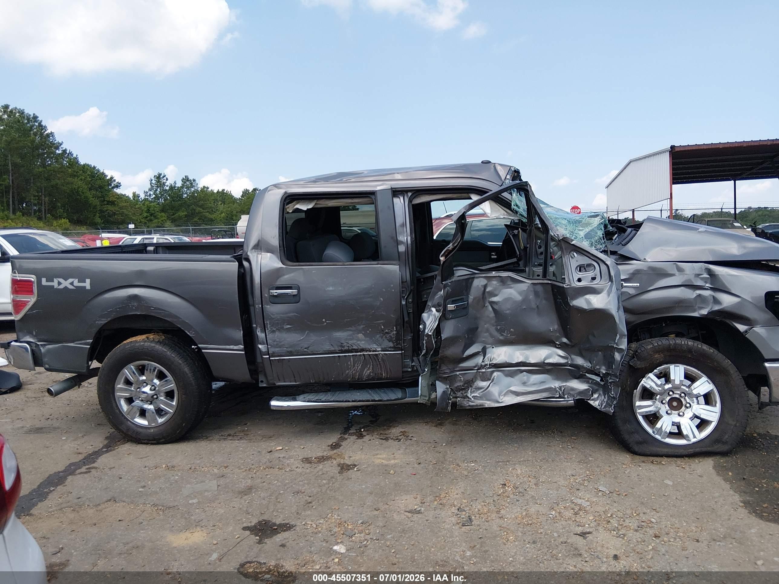 2012 Ford F-150 Xlt Gray vin: 1FTFW1EF2CKD29870
